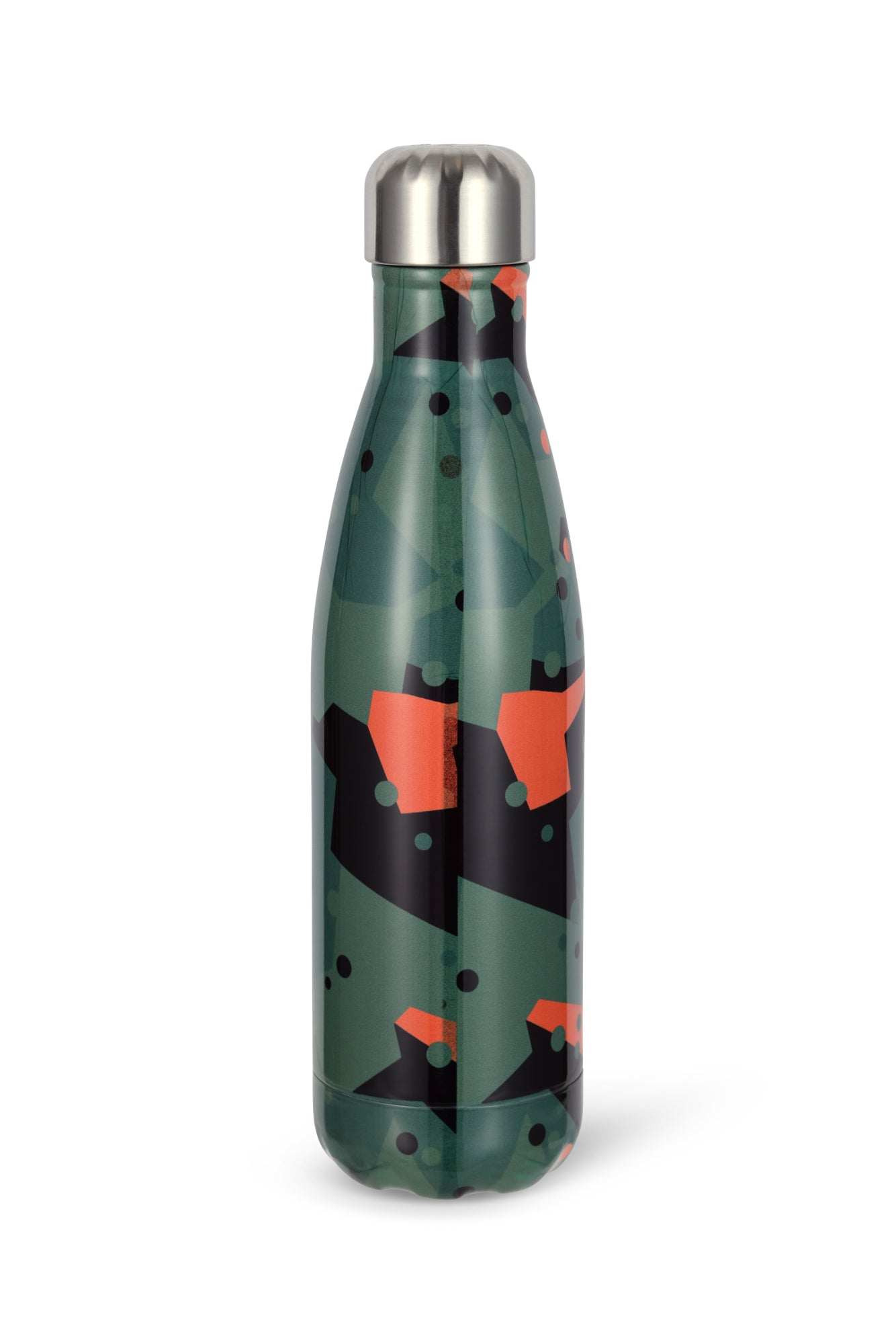 Hype Boys Green Geo Camo Thermal Water Bottle