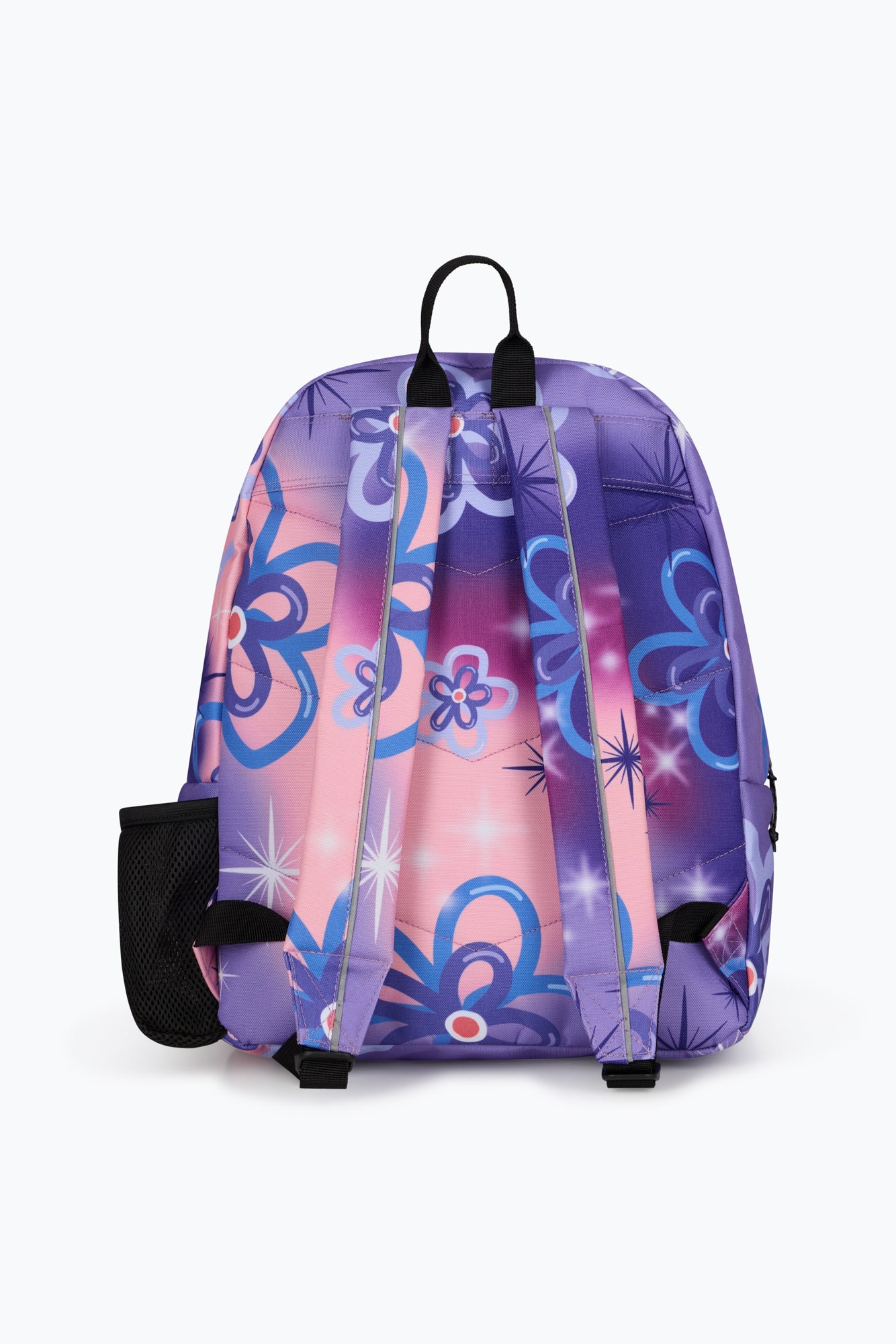 Hype Girls Purple Sparkle Flower Backpack