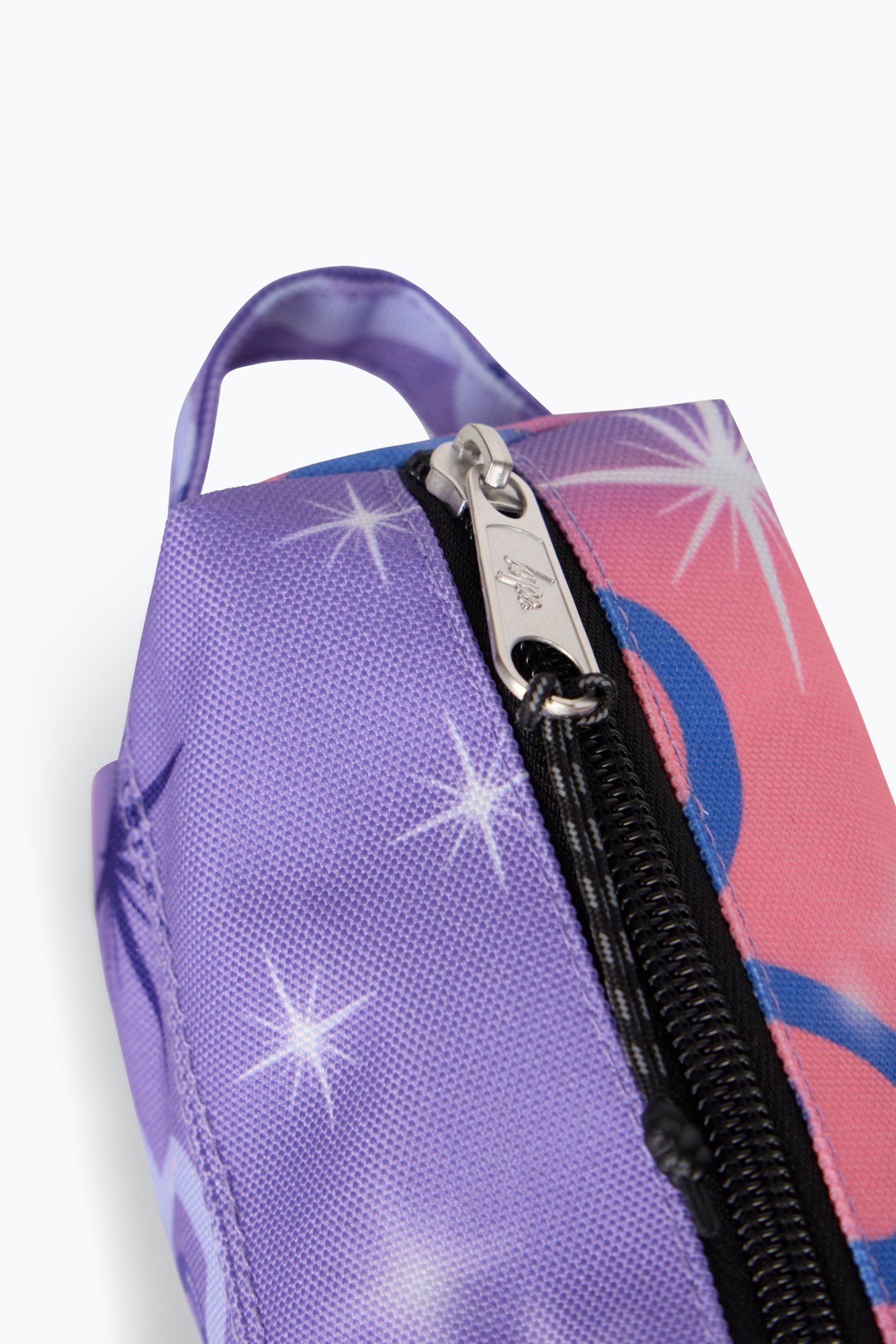 Hype Girls Purple Sparkle Flower Pencil Case