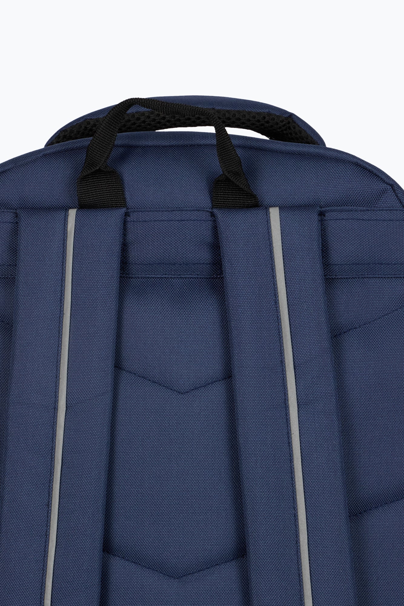 Hype Kids Navy Square Rubber Multi Pocket Backpack