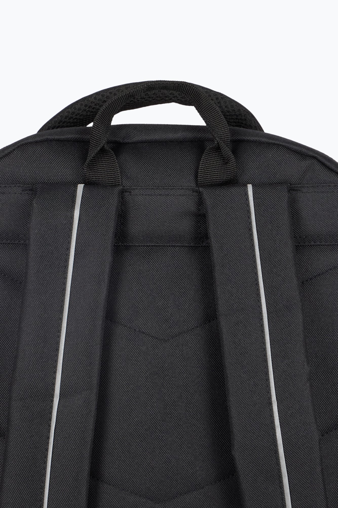 Hype Kids Black Square Rubber Multi Pocket Backpack