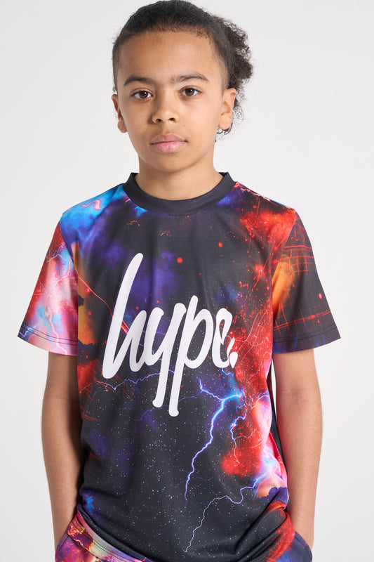 Hype Boys Black Constellation T-Shirt