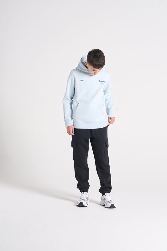 Hype Boys Black Cargo Pocket Joggers