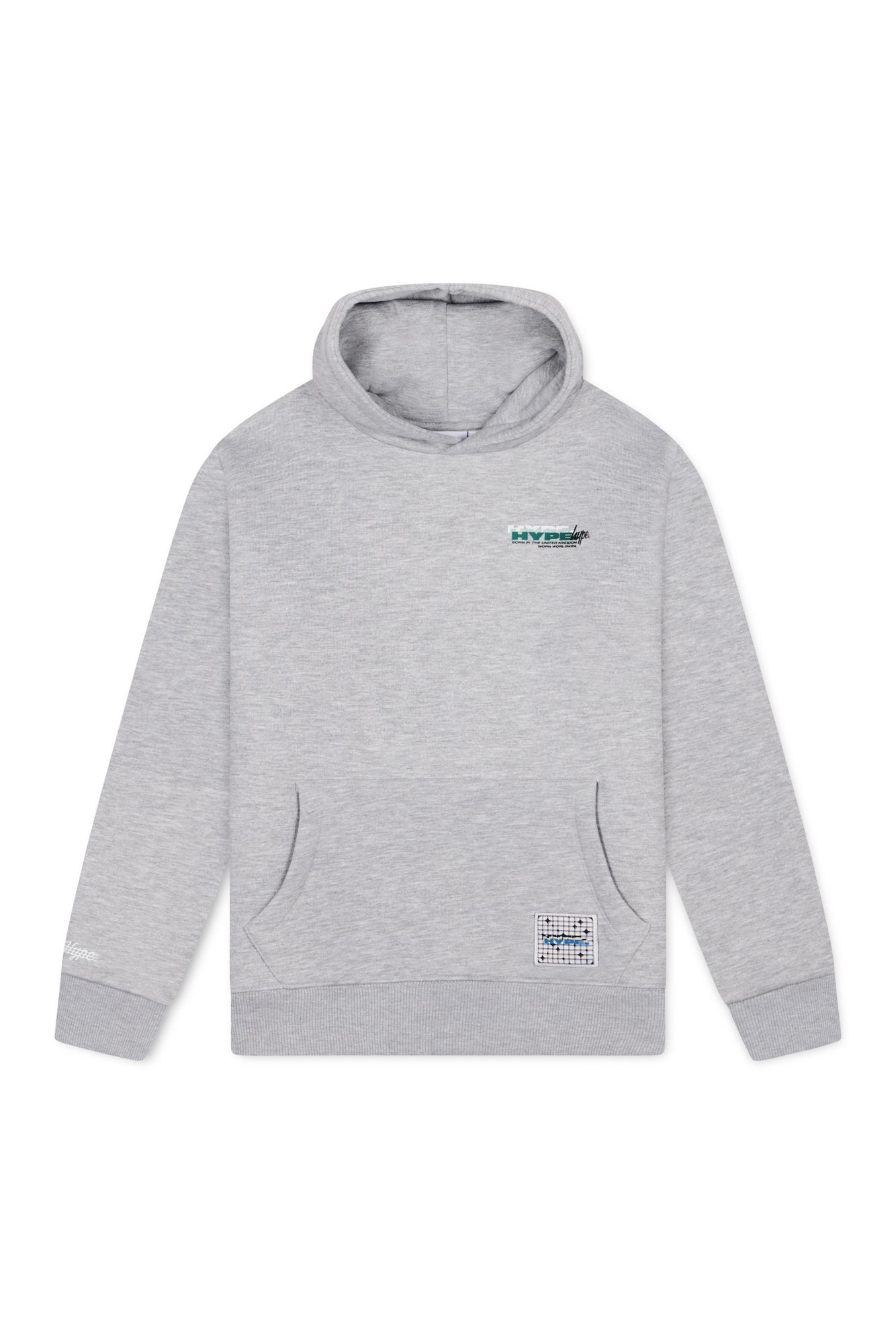 Hype Boys Grey Marl Cosmic Hoodie