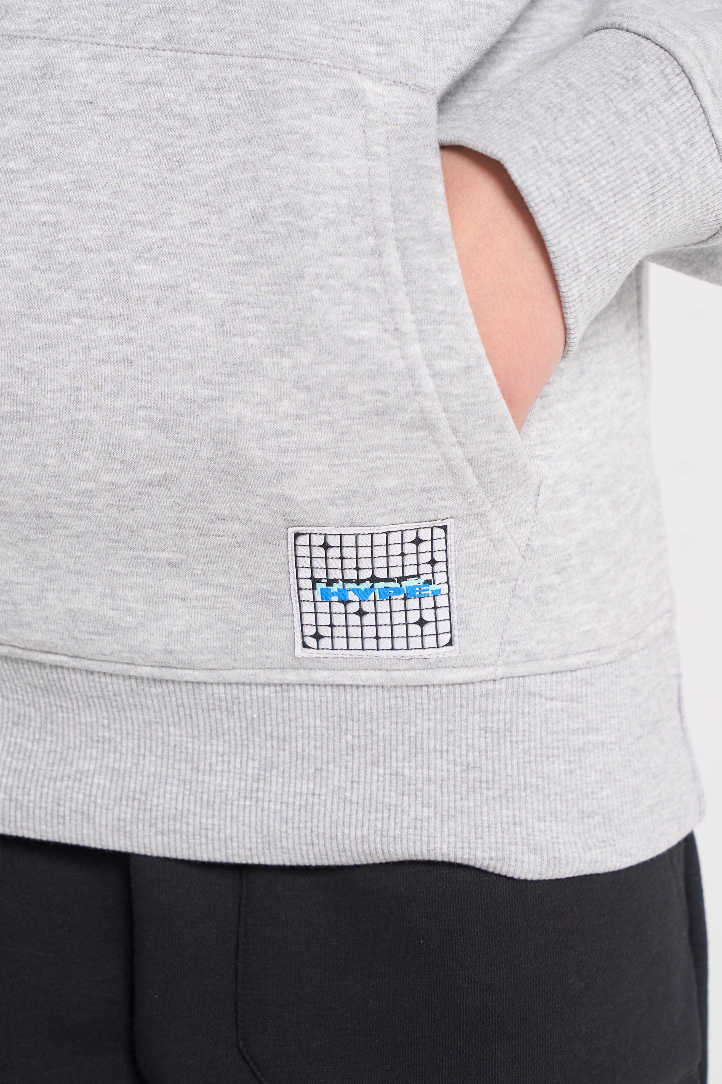 Hype Boys Grey Marl Cosmic Hoodie