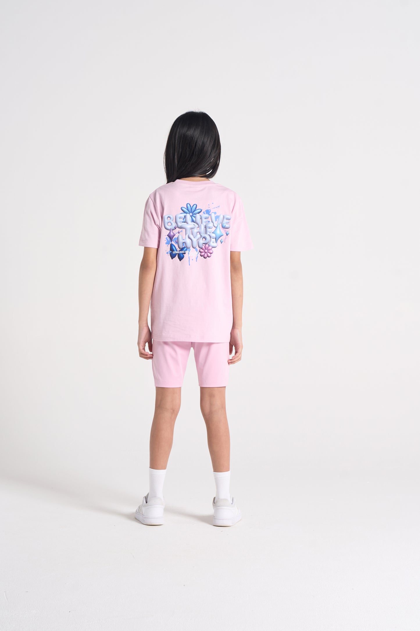 Hype Girls Pink Bubble Cycling Shorts