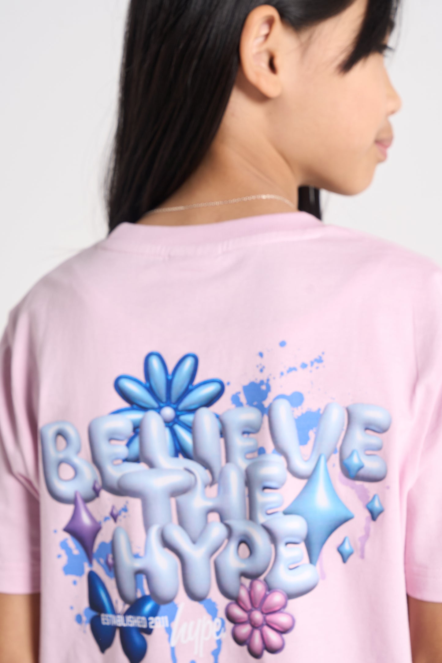 Hype Girls Pink Bubble T-Shirt & Shorts Set