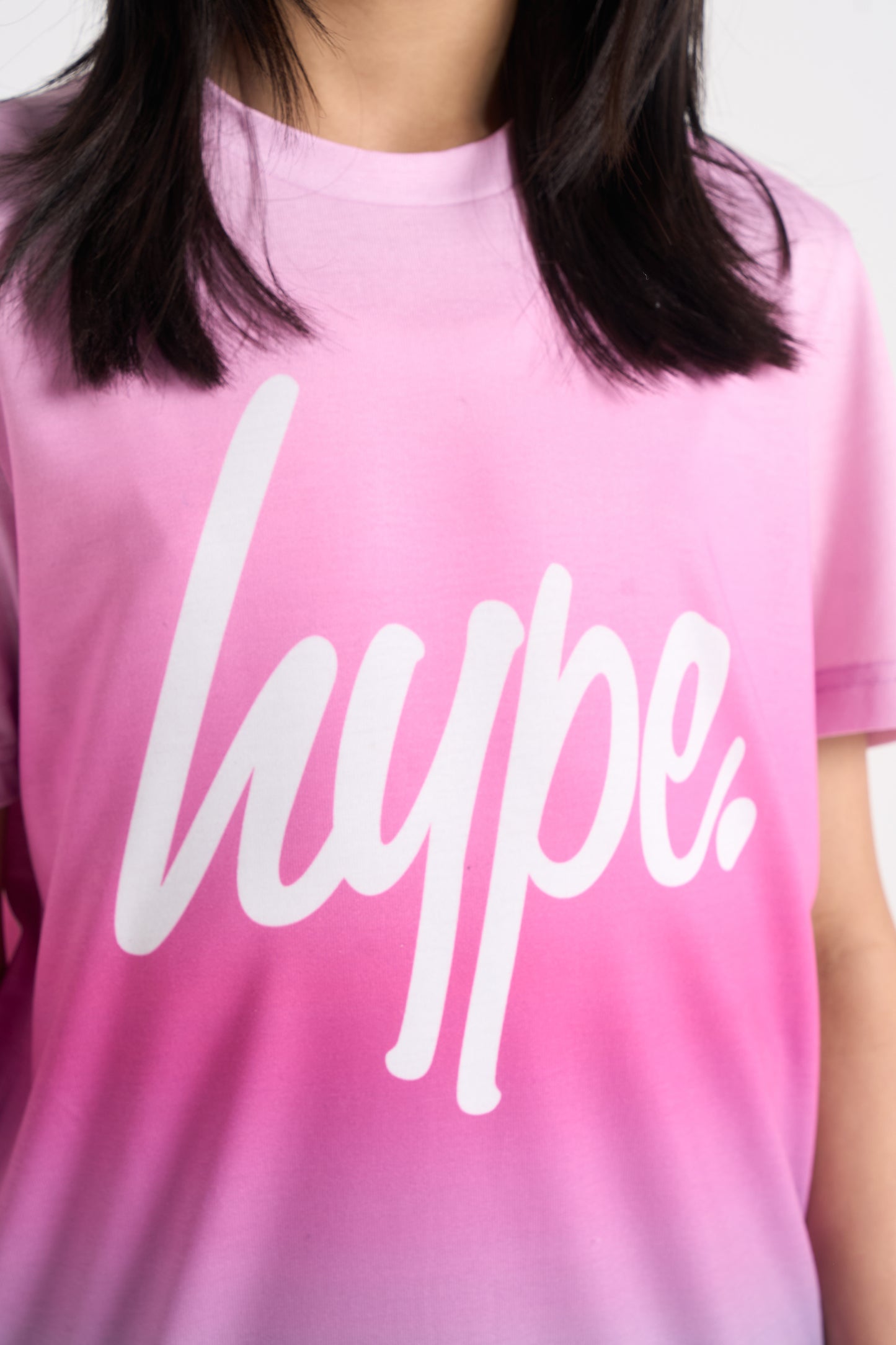 Hype Girls Pink/Mint Sundae Fade T-Shirt & Shorts Set