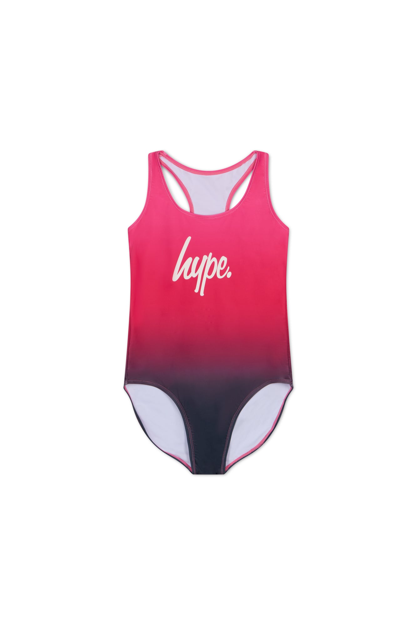 Hype Girls Pink/Black Fade Swimsuit