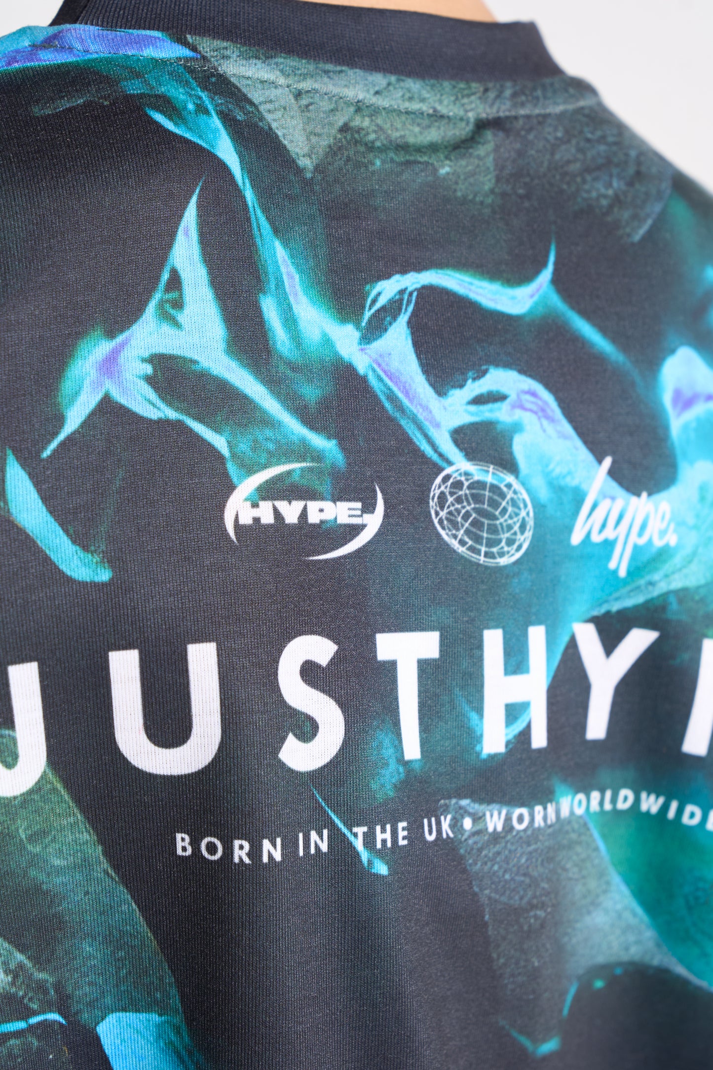 Hype Boys Black/Blue Vapour T-Shirt