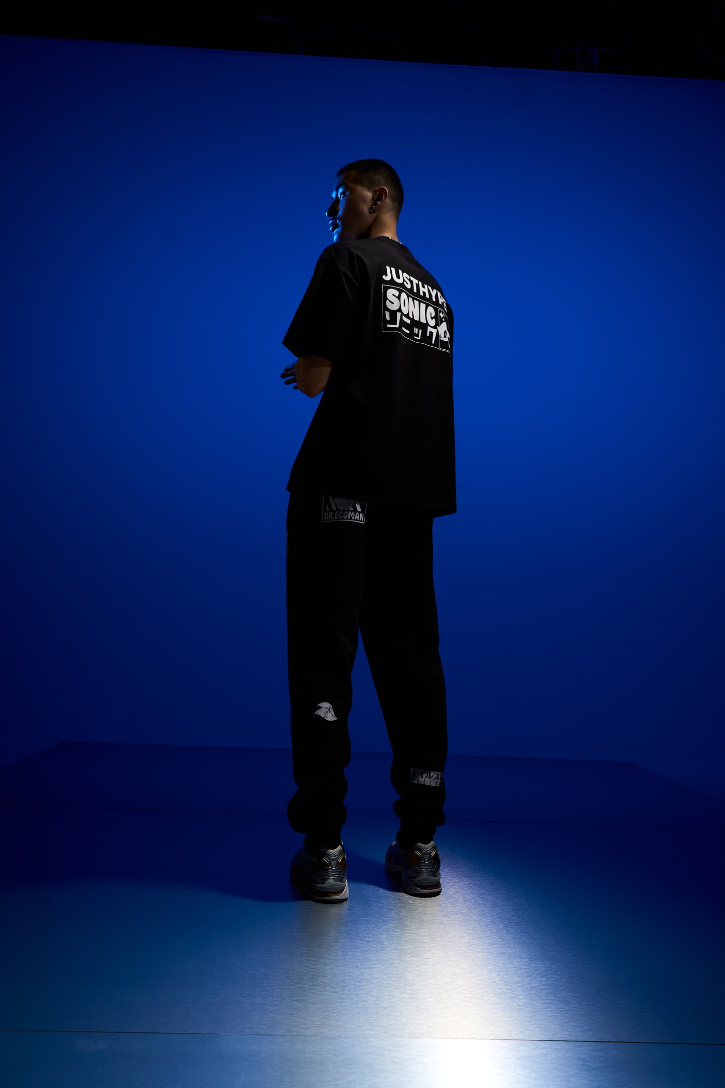 Hype x Sonic The Hedgehog™ Mens Multi Retro Sonic Joggers
