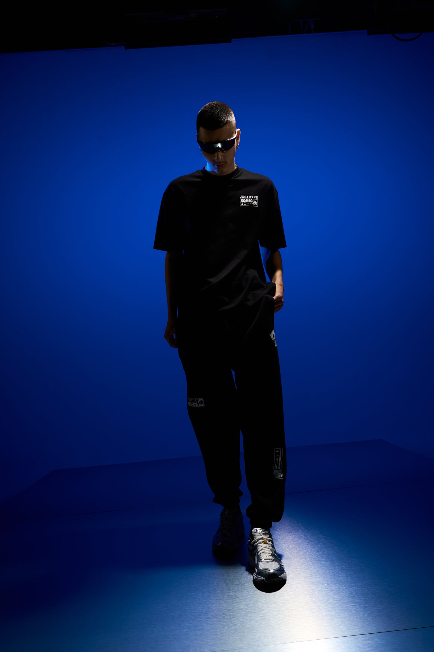 Hype x Sonic The Hedgehog™ Mens Multi Retro Sonic Joggers