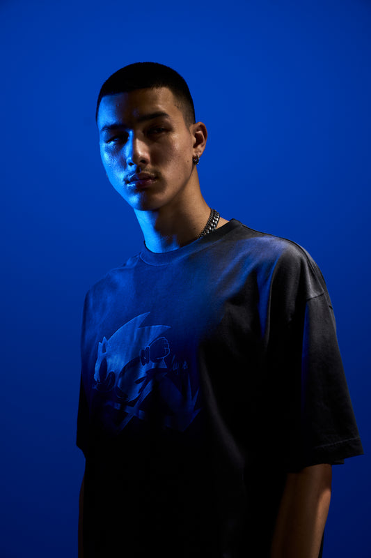 Hype x Sonic The Hedgehog™ Mens Black Sonic Doodle T-Shirt
