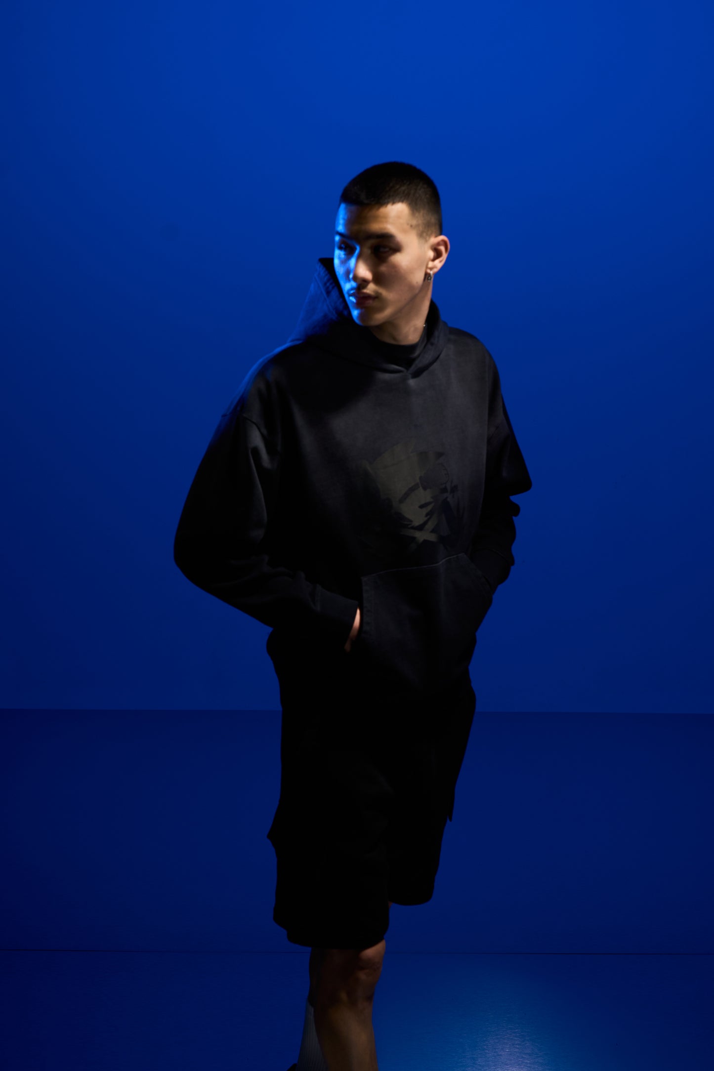 Hype x Sonic The Hedgehog™ Mens Black Sonic Doodle Hoodie