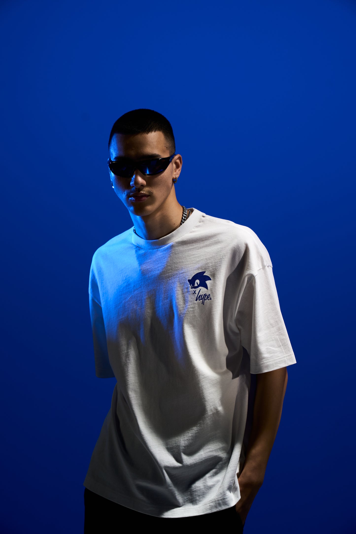 Hype x Sonic The Hedgehog™ Mens White Sonic Comic T-Shirt