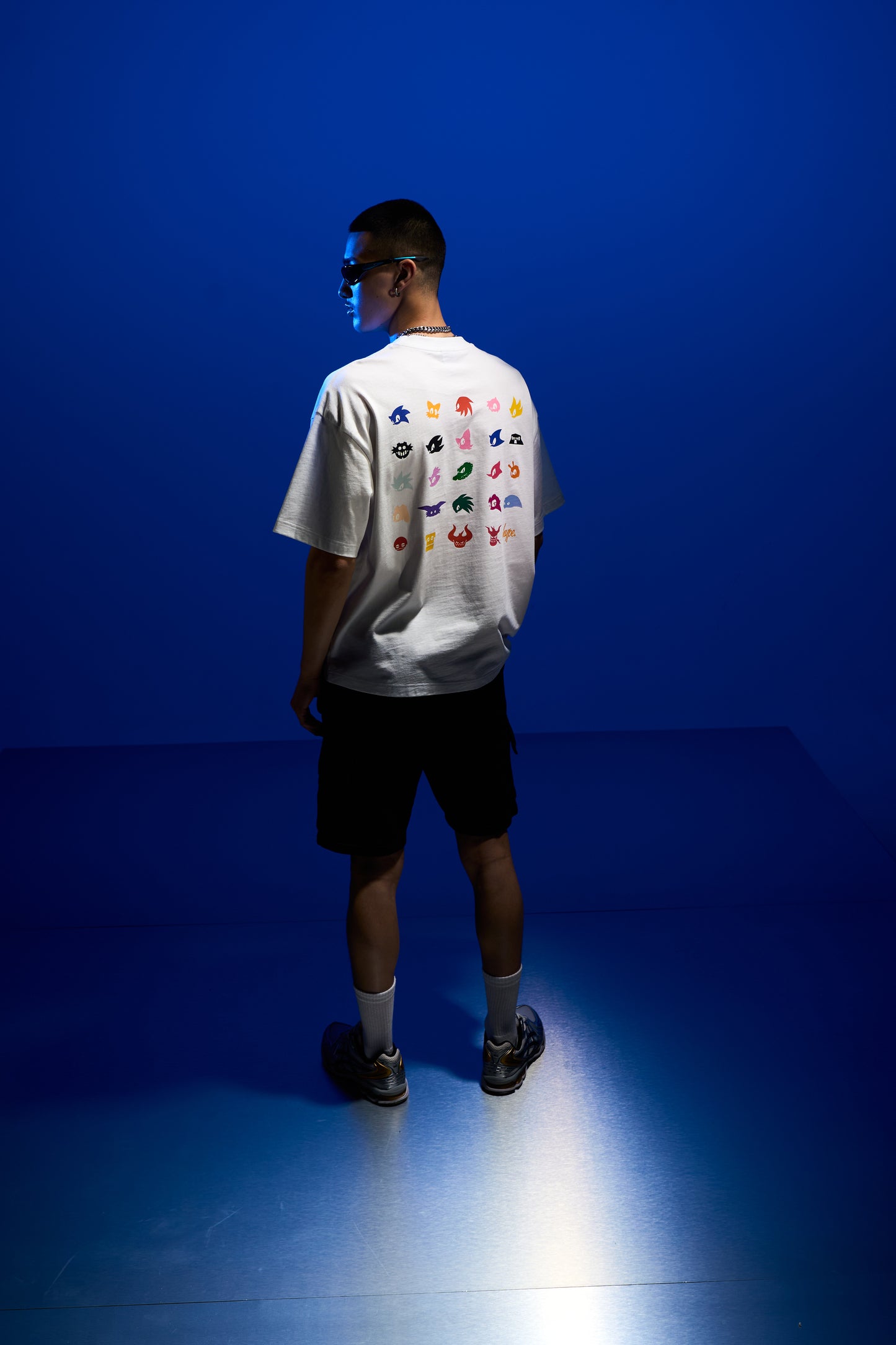 Hype x Sonic The Hedgehog™ Mens White Sonic Comic T-Shirt