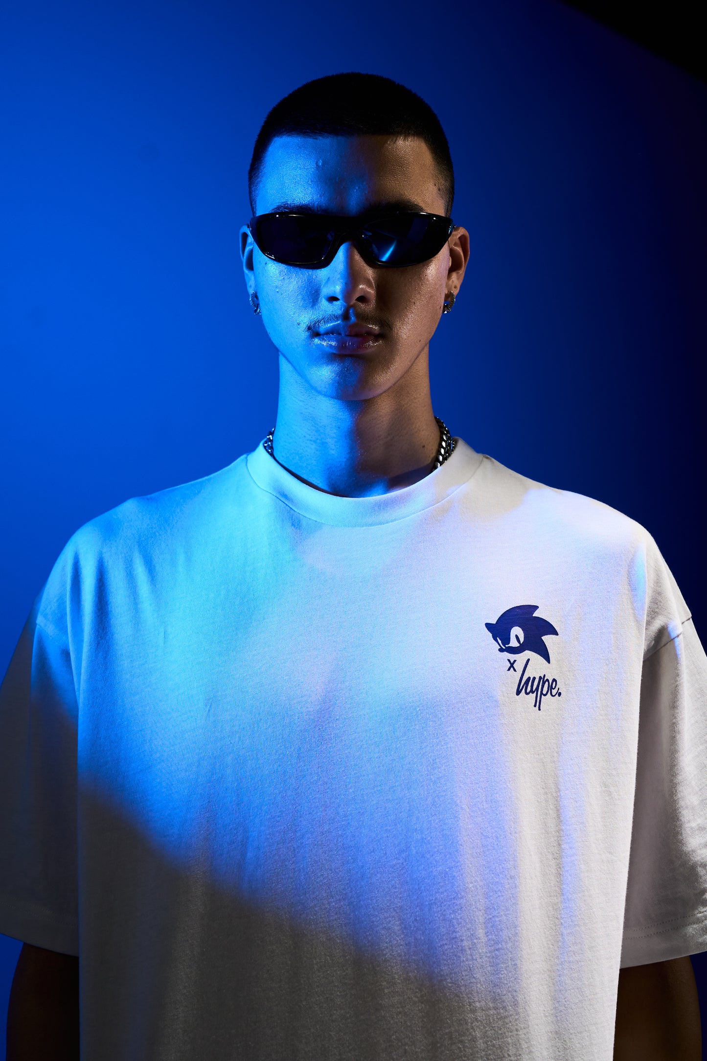 Hype x Sonic The Hedgehog™ Mens White Sonic Comic T-Shirt