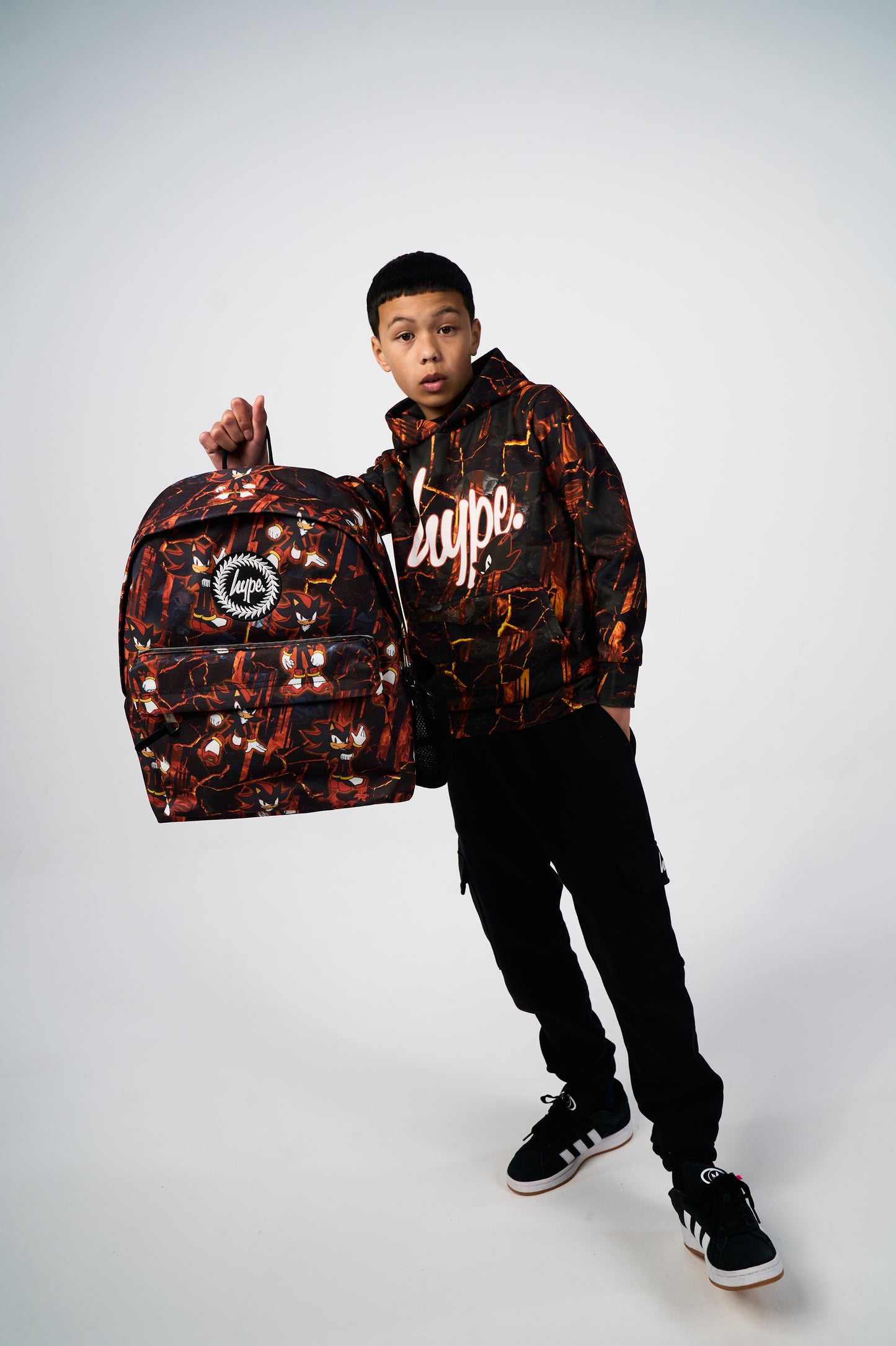 Hype x Sonic The Hedgehog™ Boys Multi Shadow Hoodie