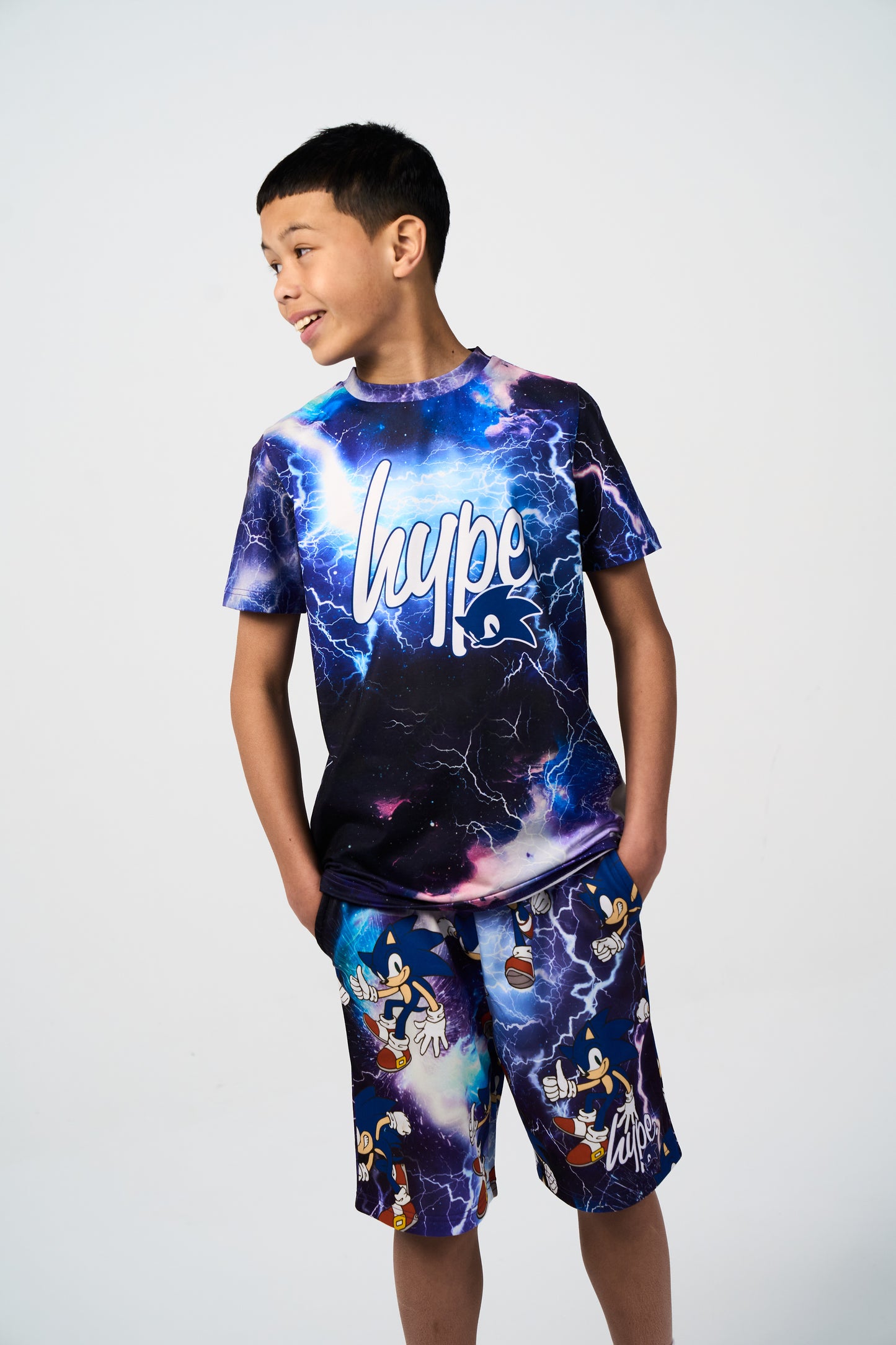Hype x Sonic The Hedgehog™ Boys Multi Sonic T-Shirt