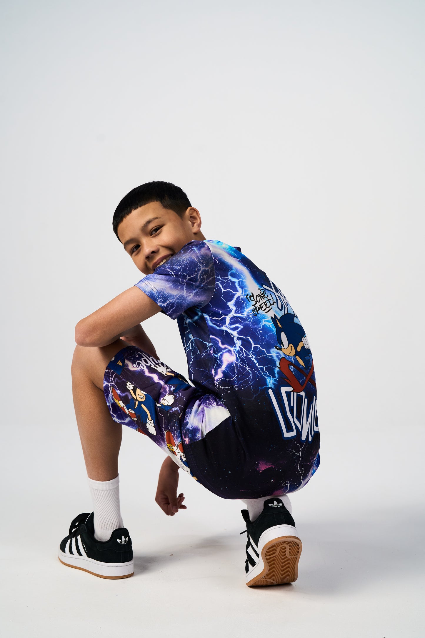 Hype x Sonic The Hedgehog™ Boys Multi Sonic T-Shirt