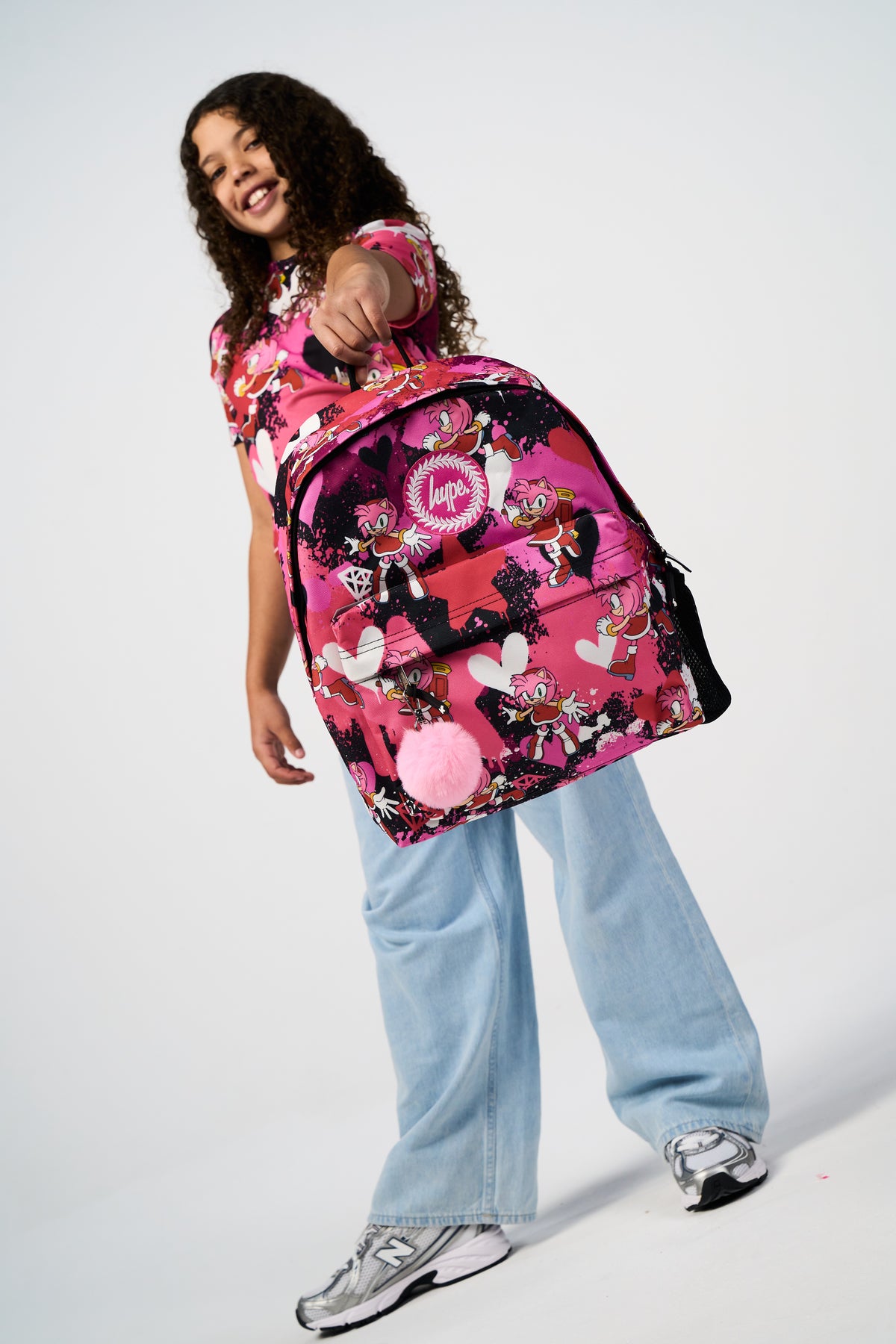 Hype x Sonic The Hedgehog™ Pink Amy Rose Backpack