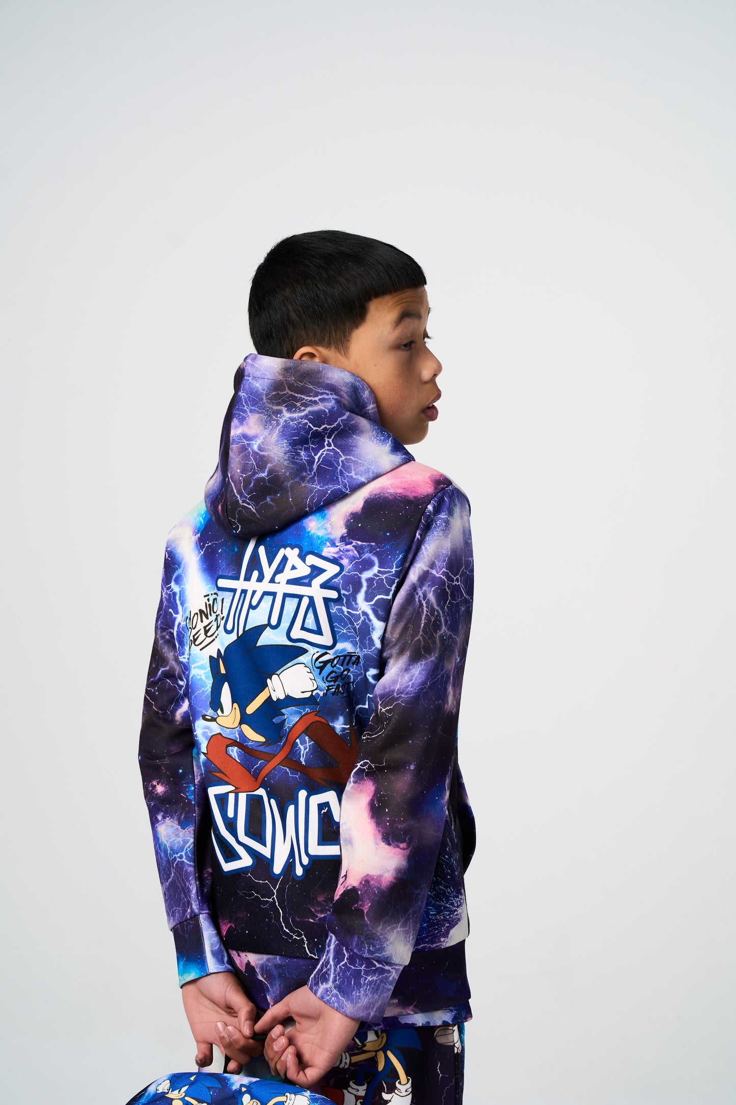 Hype x Sonic The Hedgehog™ Boys Multi Sonic Hoodie