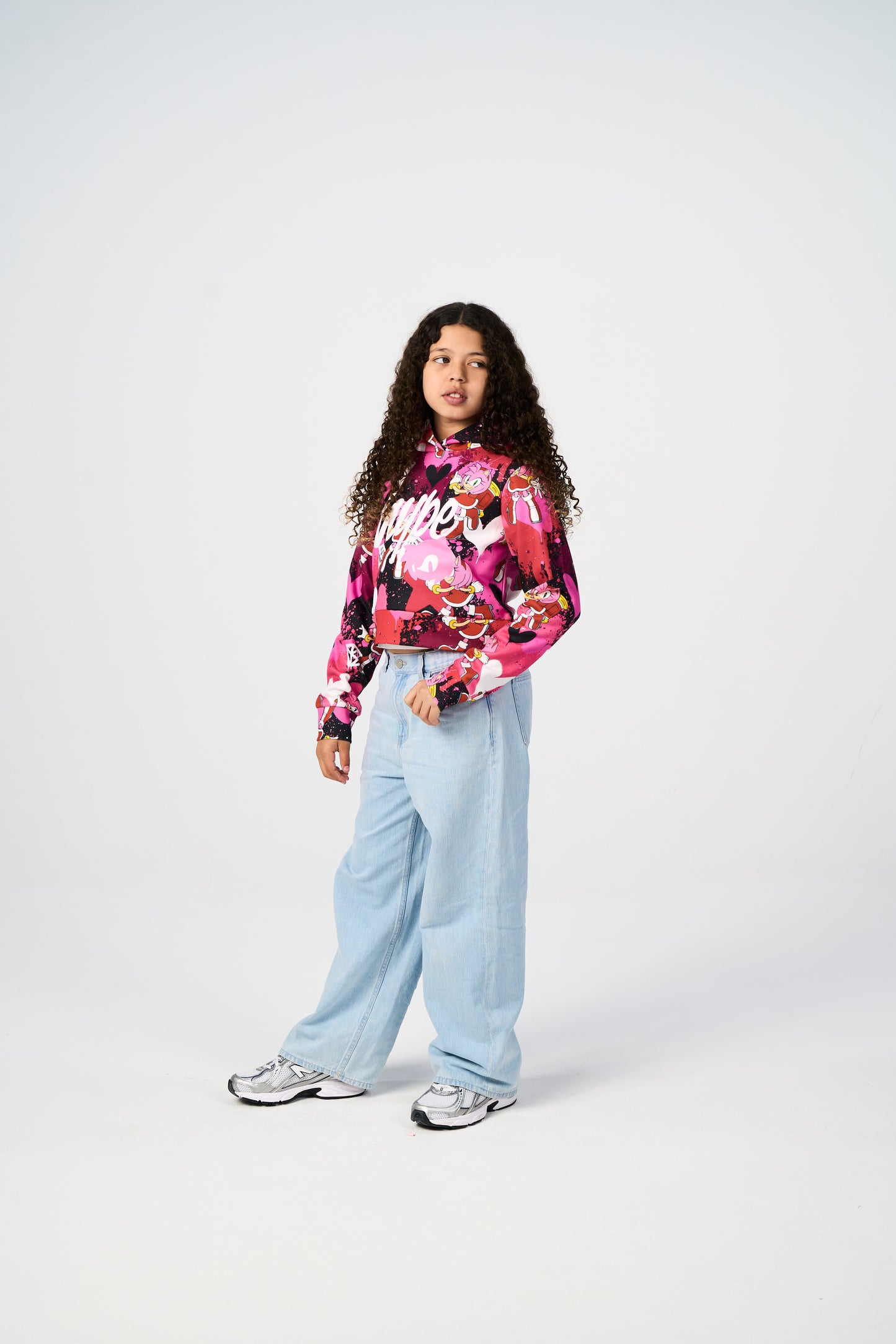 Hype x Sonic The Hedgehog™ Girls Multi Amy Rose Hoodie