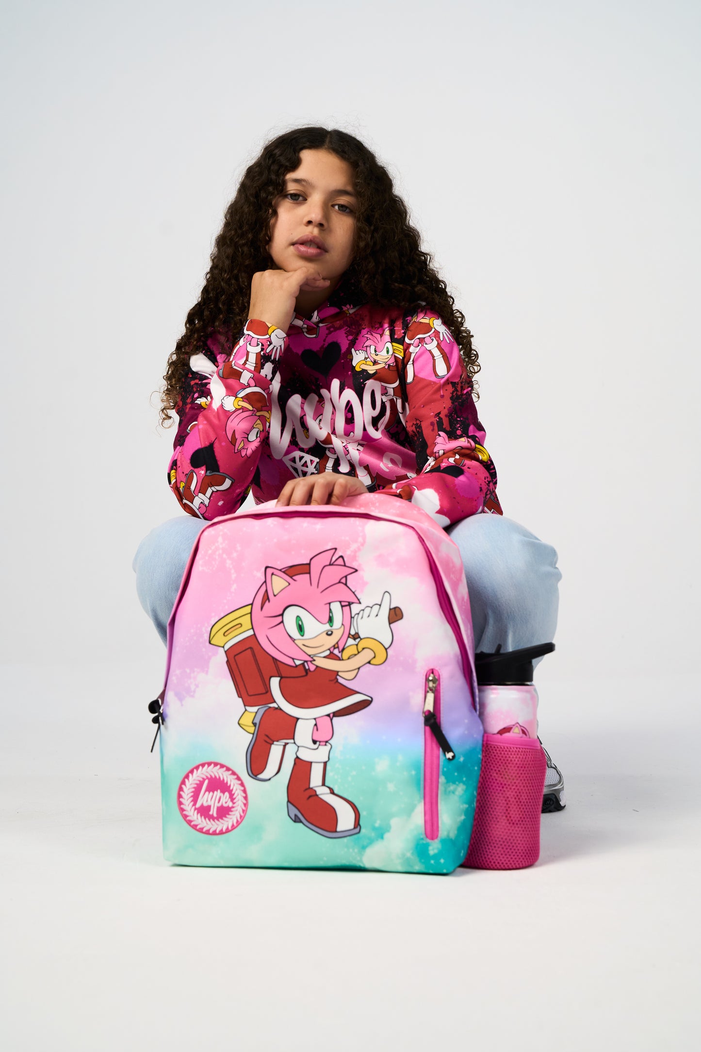 Hype x Sonic The Hedgehog™ Pink Have No Fear Backpack