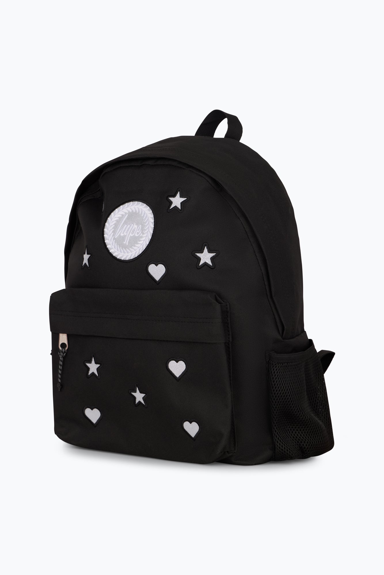 Hype Kids Black Chrome Charm Backpack