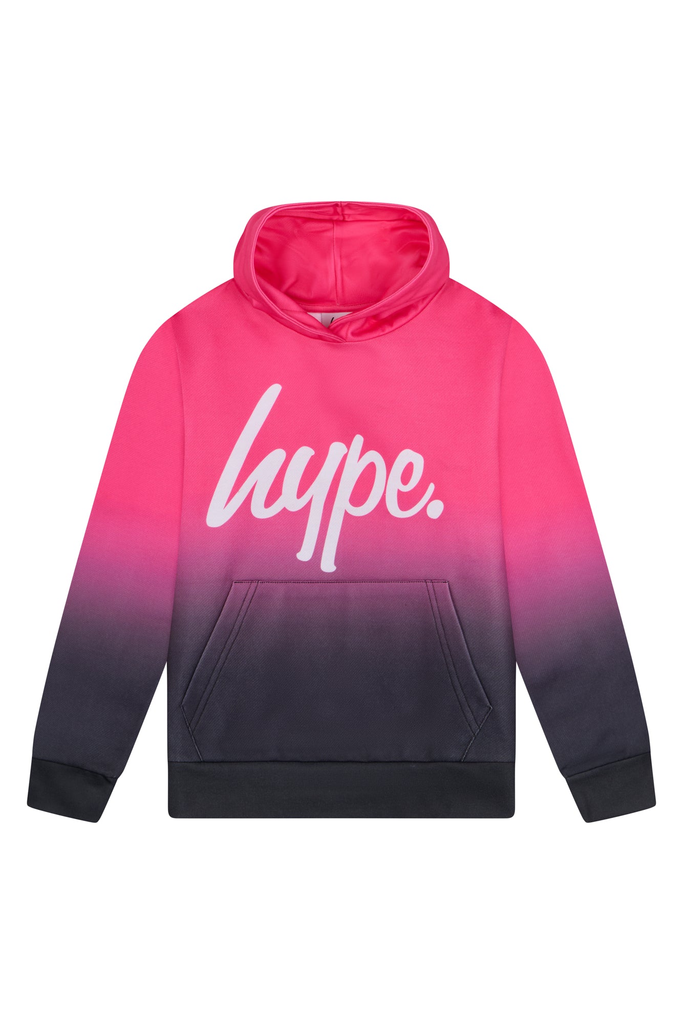 Hype Girls Pink/Black Fade Hoodie