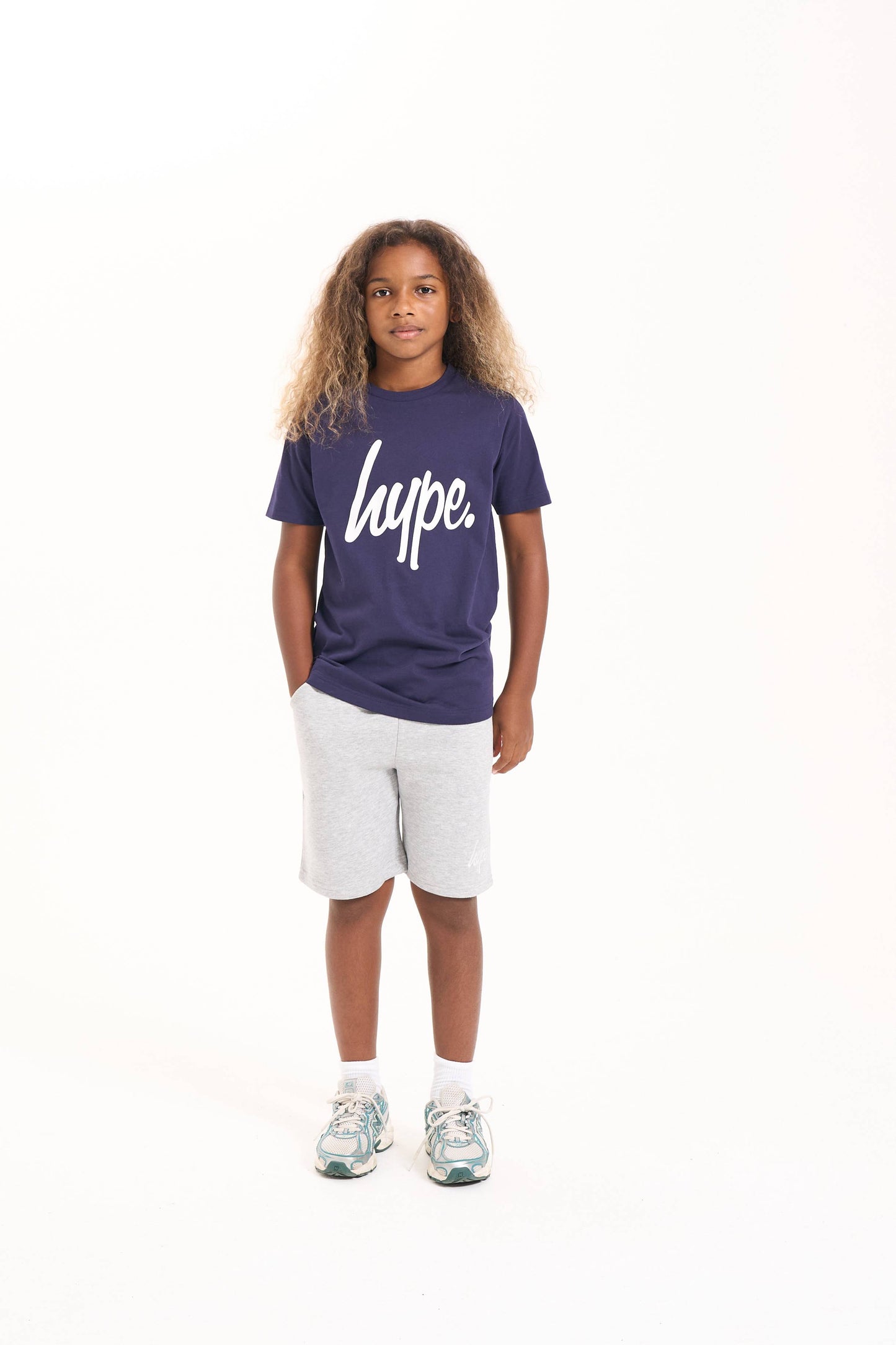 Hype Unisex Essence Navy T-Shirt