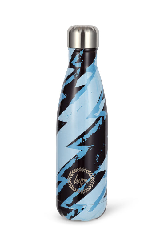 Hype Unisex Multi Lightning Scribble Thermal Water Bottle