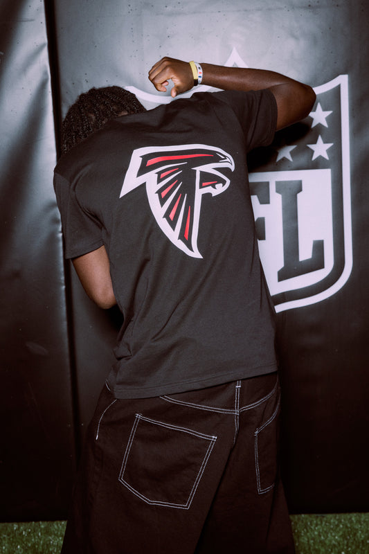 Nfl X Hype Adults Black Atlanta Falcons T-Shirt