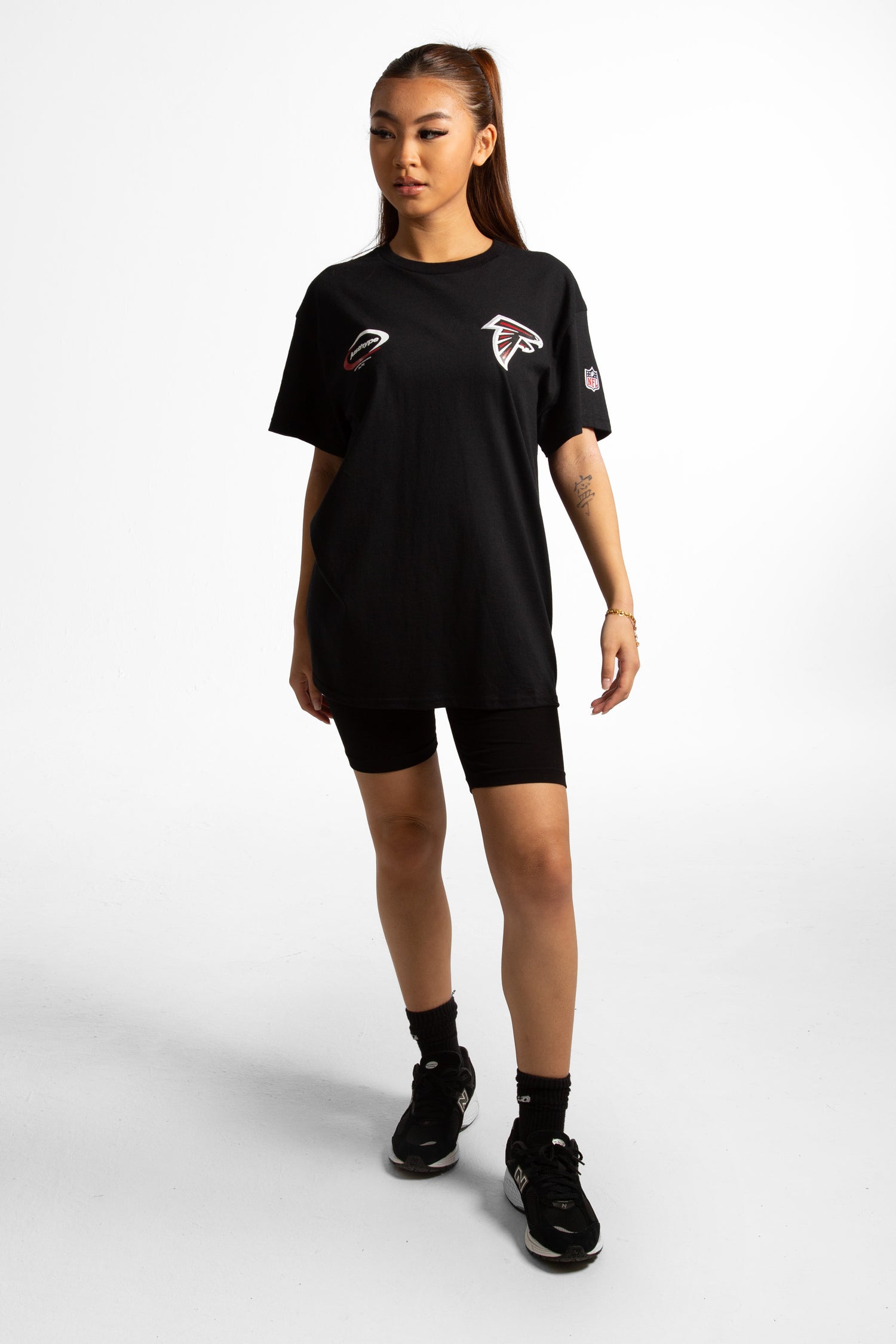 NFL X HYPE ADULTS BLACK ATLANTA FALCONS TSHIRT, 43 OFF