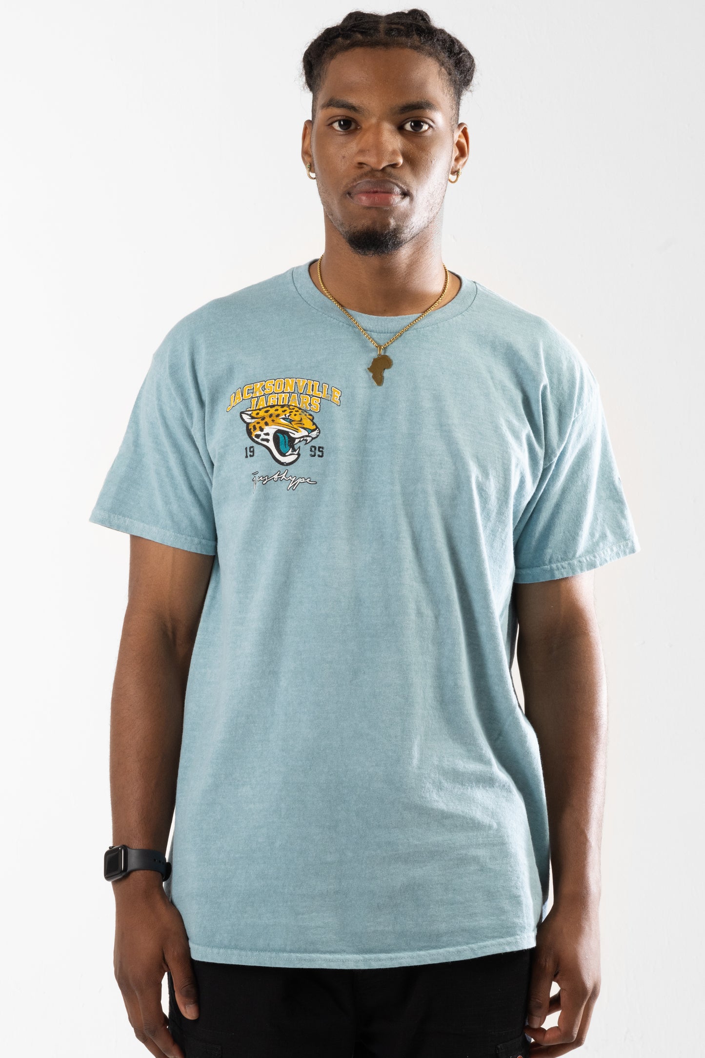 Nfl X Hype Adults Teal Jacksonville Jaguars T-Shirt