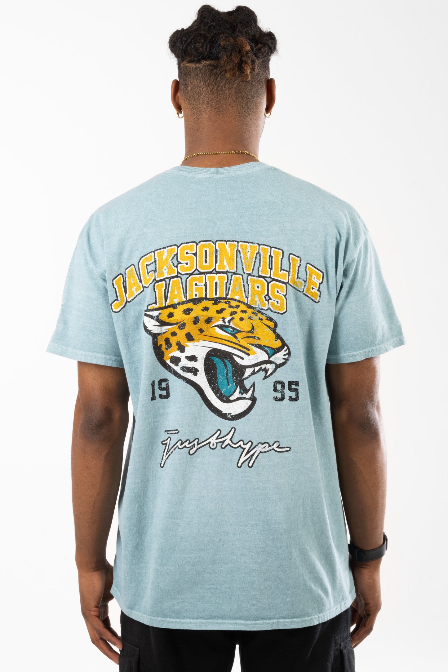 Nfl X Hype Adults Teal Jacksonville Jaguars T-Shirt