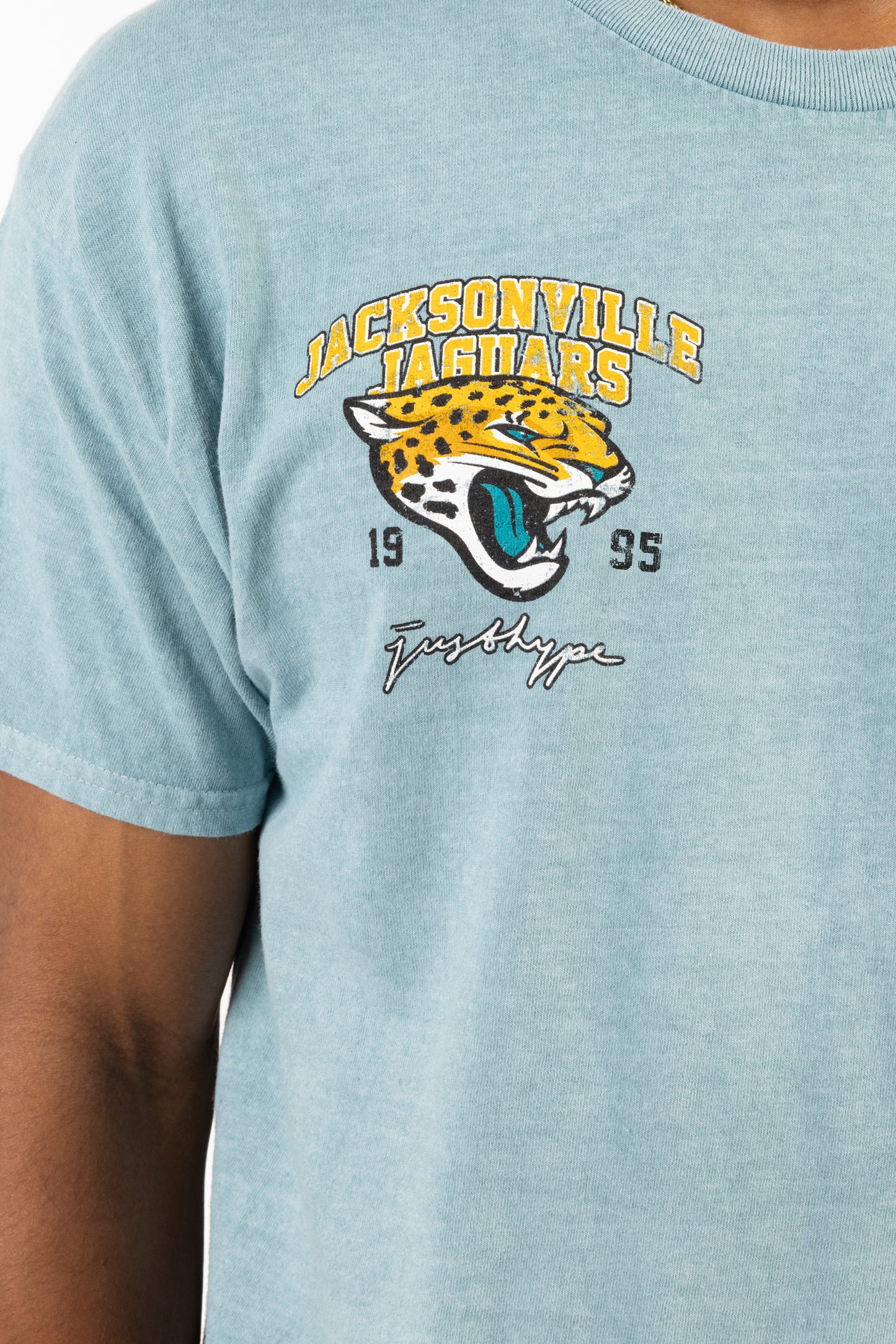 Nfl X Hype Adults Teal Jacksonville Jaguars T-Shirt