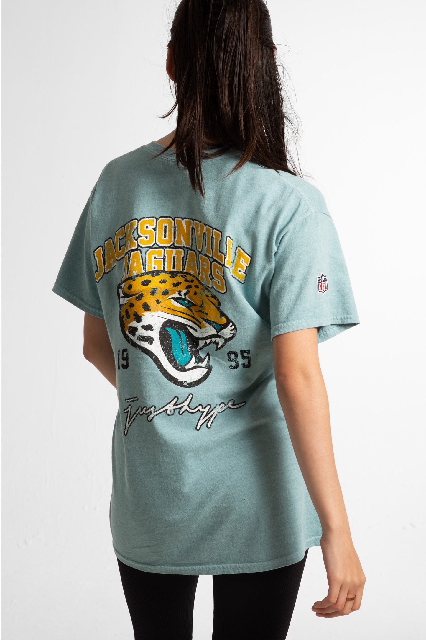 Nfl X Hype Adults Teal Jacksonville Jaguars T-Shirt