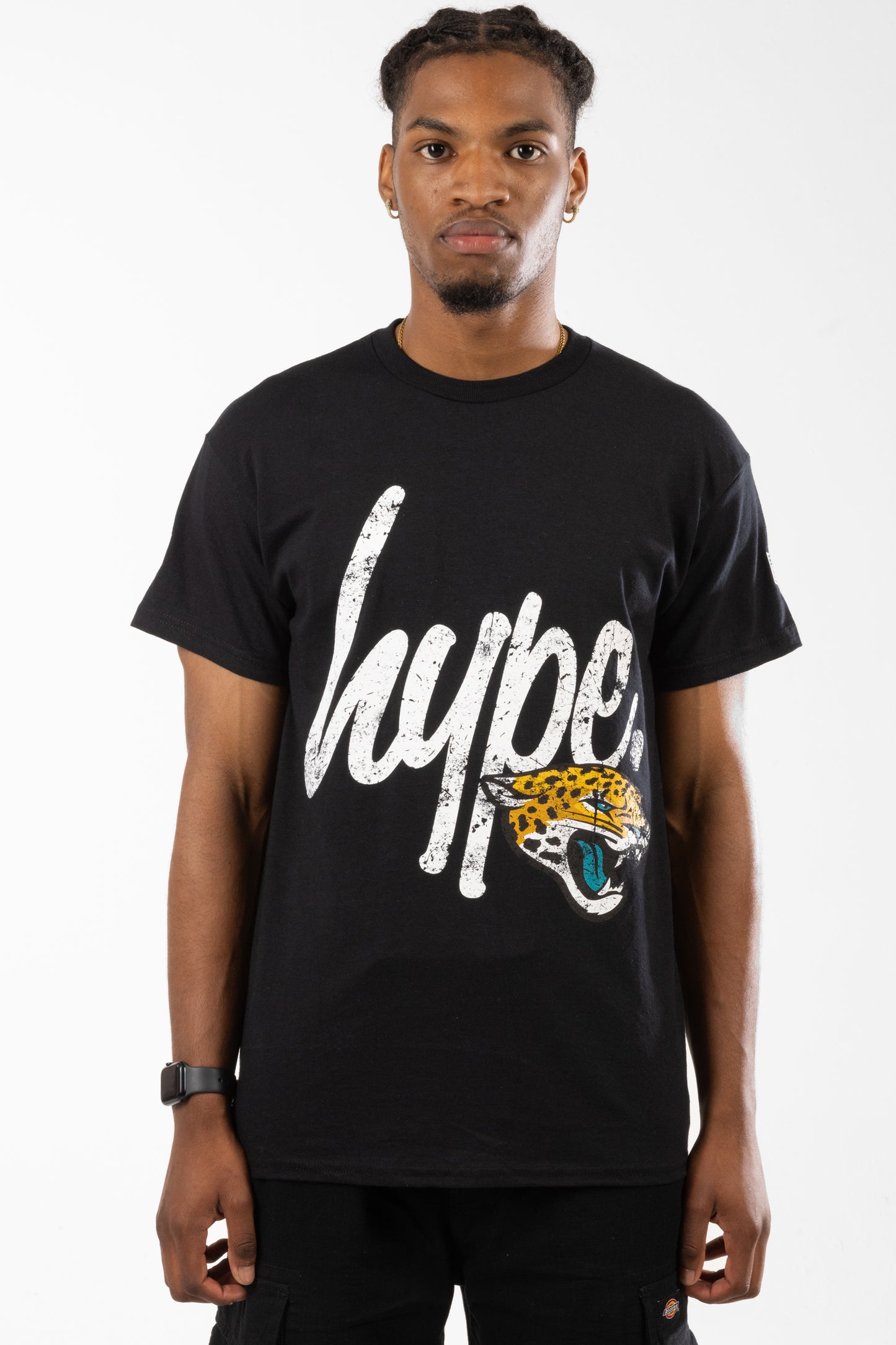 Nfl X Hype Adults Black Jacksonville Jaguars T-Shirt