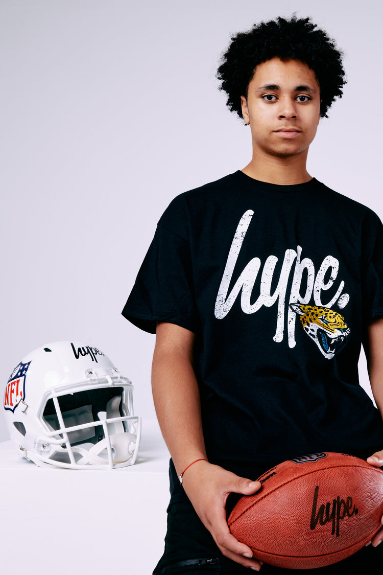 NFL X HYPE KIDS BLACK JACKSONVILLE JAGUARS T-SHIRT