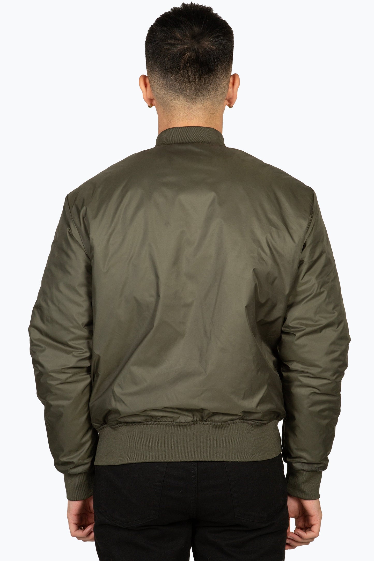 Hype Adults Green Scribble Bomber Jacket