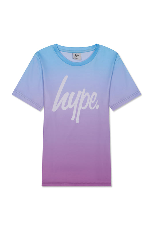 Hype Girls Purple Pastel Ombre T-Shirt