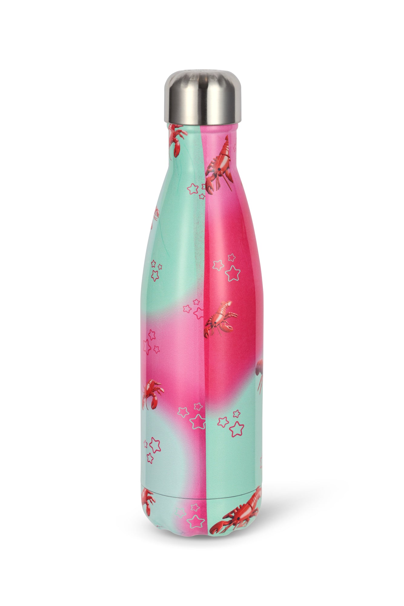 Hype Kids Pink/Mint Green Disco Lobster Thermal Water Bottle