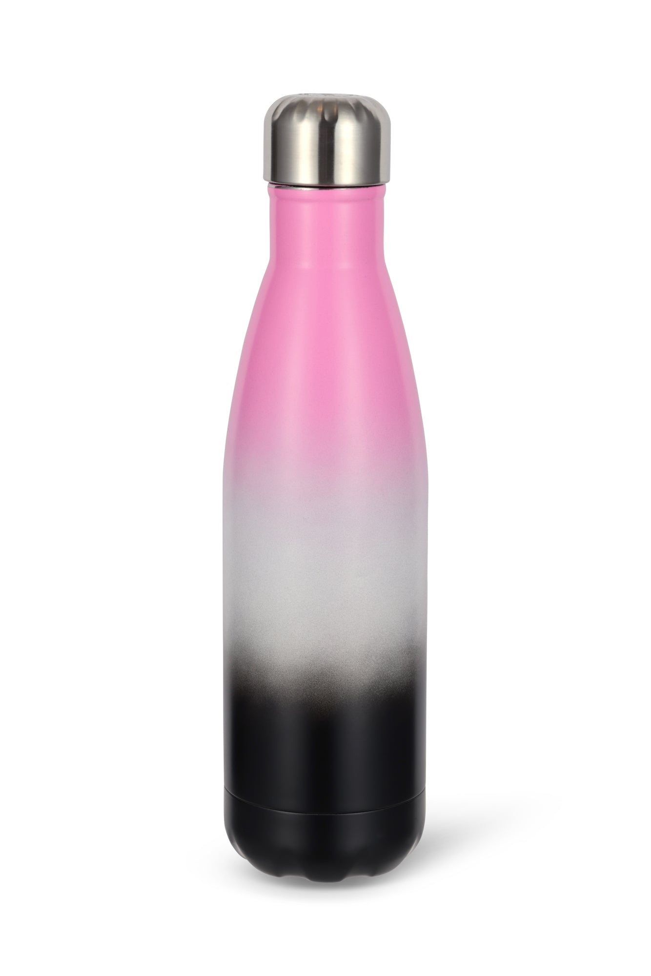Hype Unisex Multi Pink To Black Speckle Fade Thermal Water Bottle