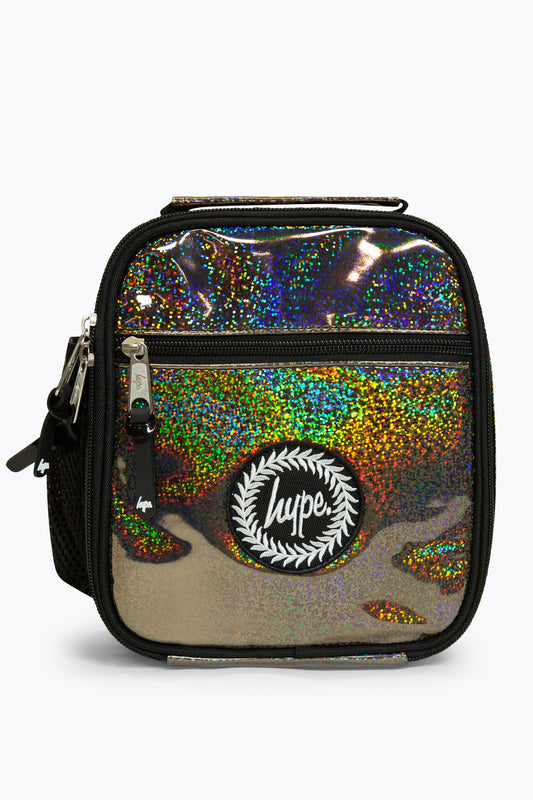 Hype Holo Glitter Lunch Bag Front Side