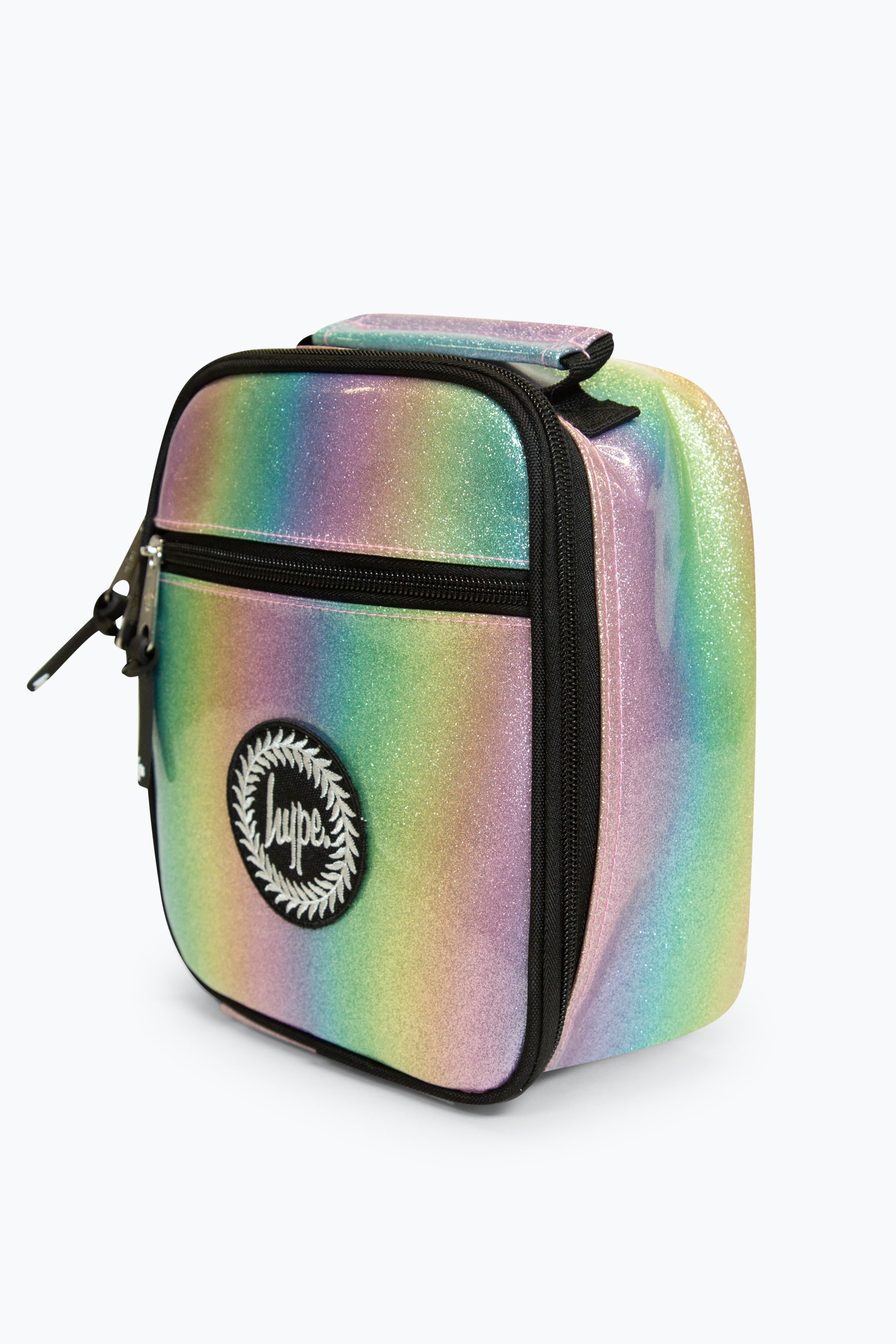 Hype Glitter Rainbow Lunch Bag Right Side