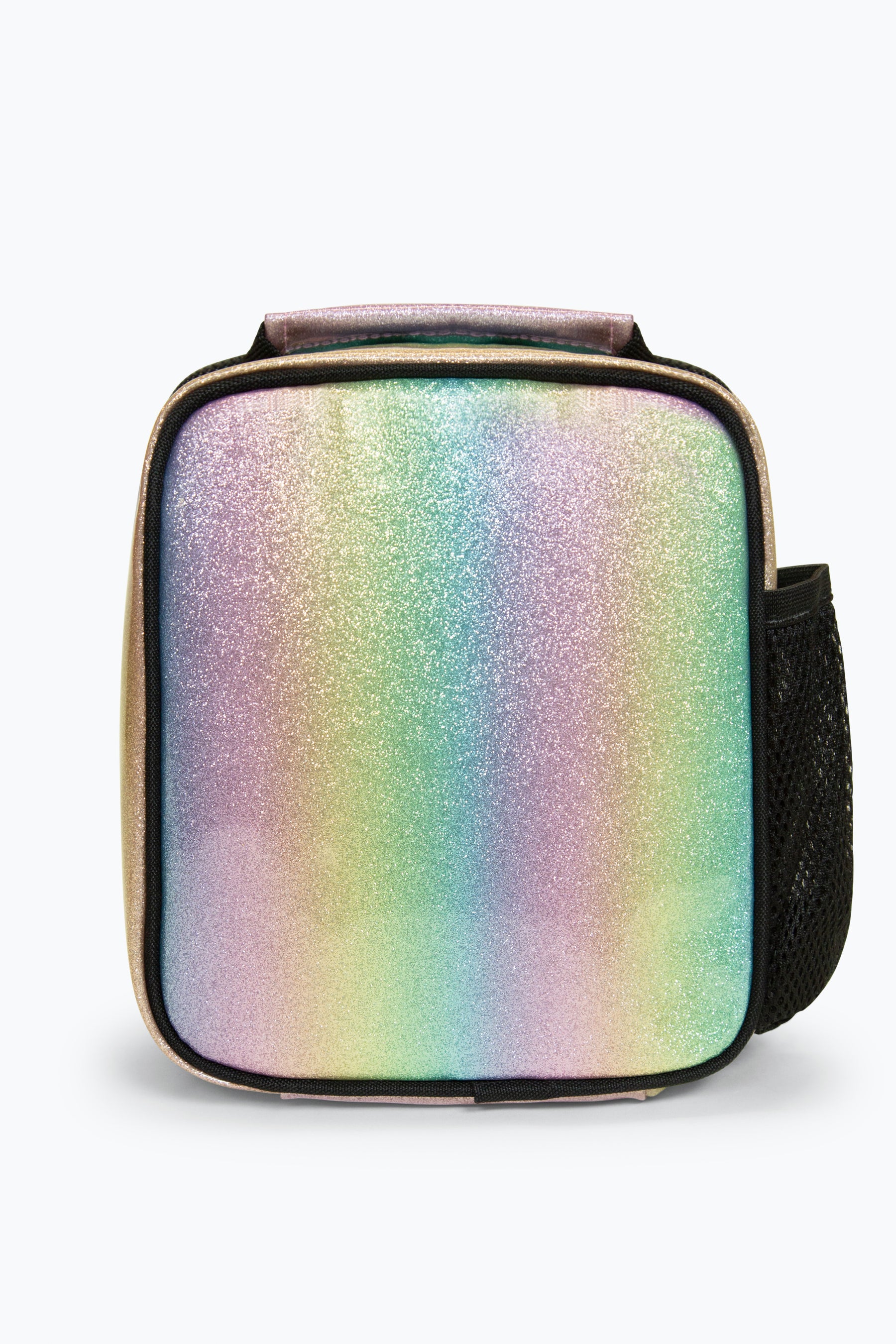 Hype Glitter Rainbow Lunch Bag Back Side