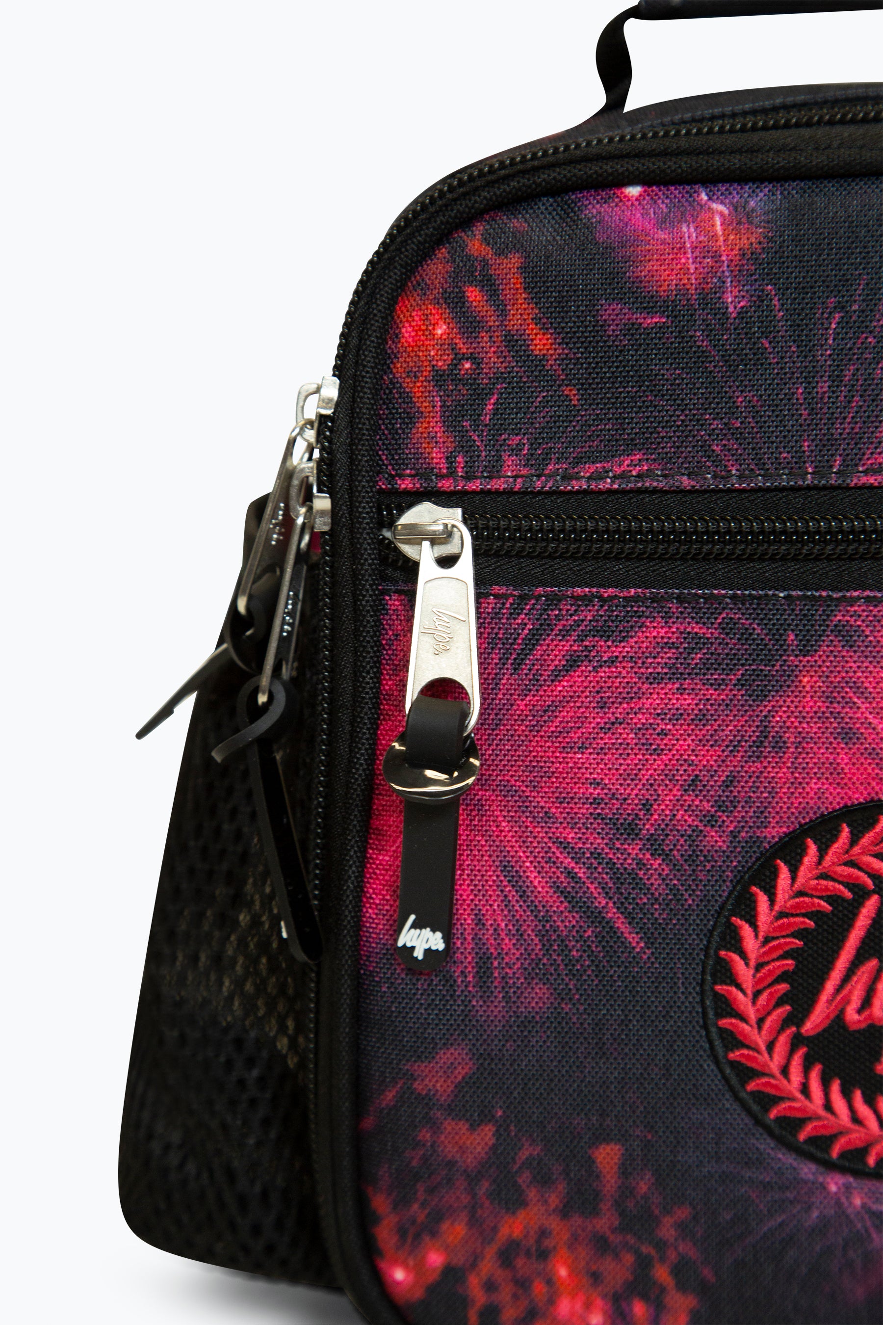 Hype Fireworks Pink Lunch Bag Bottle Holder