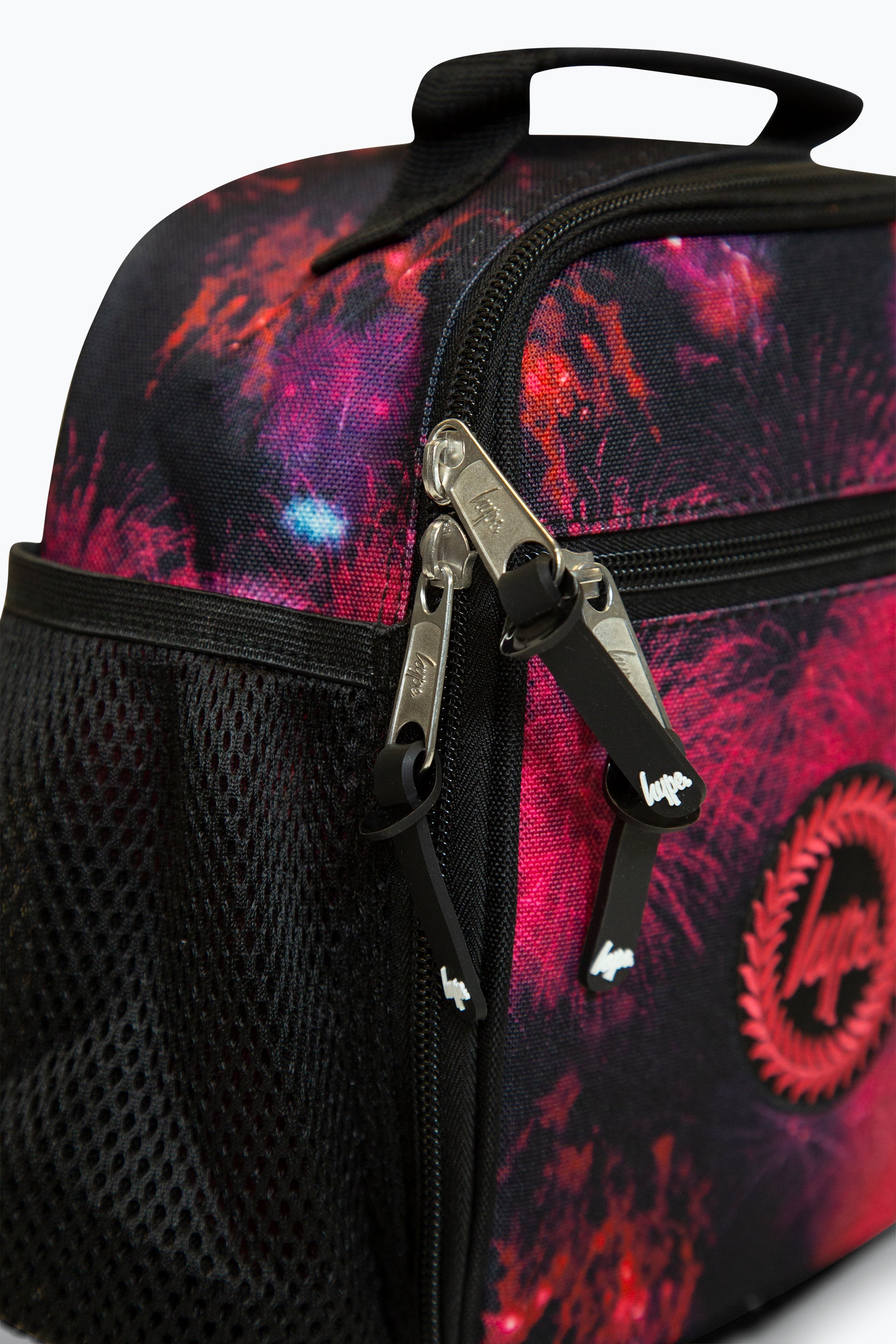 Hype Fireworks Pink Lunch Bag Zips