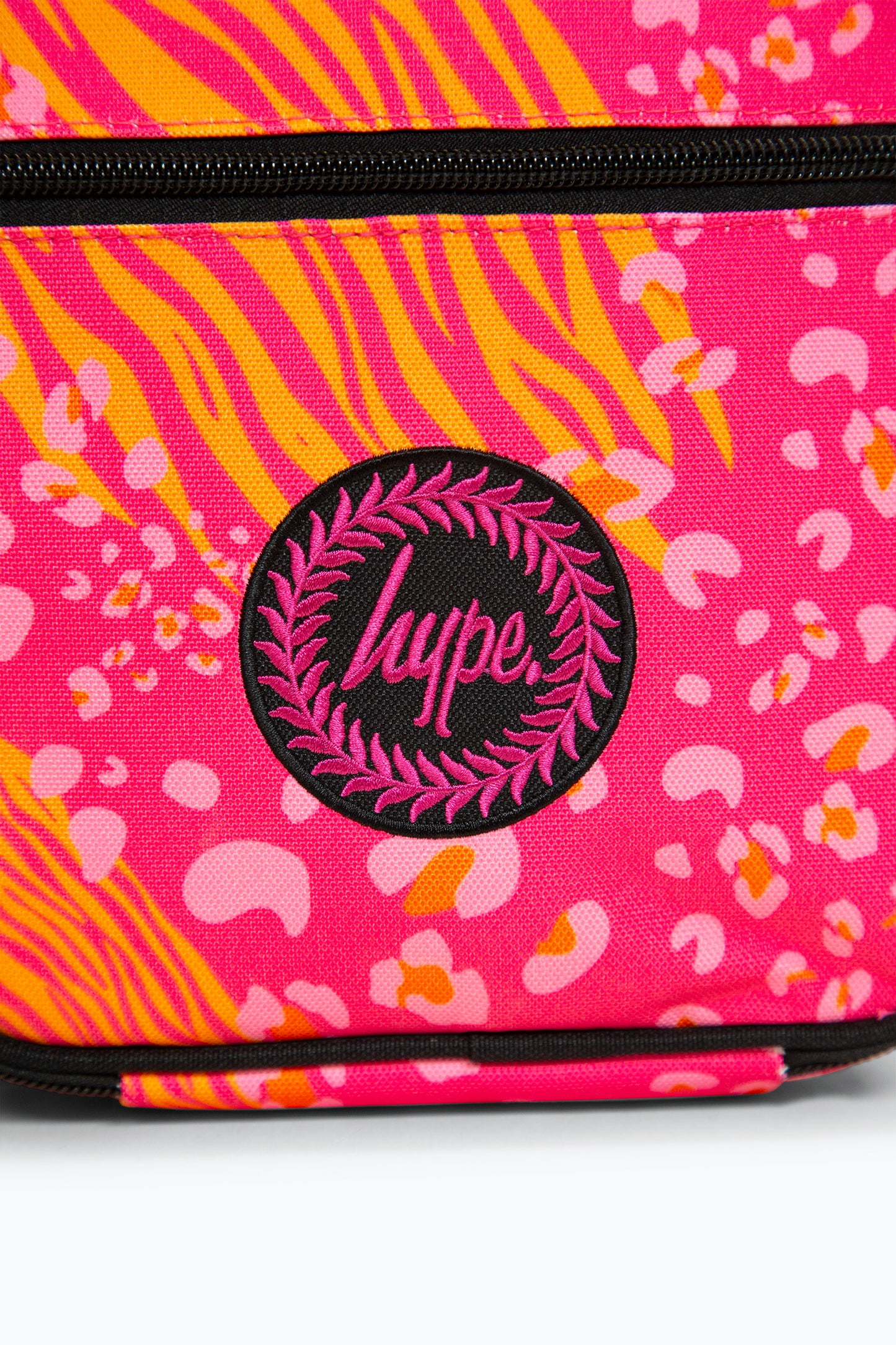 Hype Pink Animal Print Lunch Bag Branding